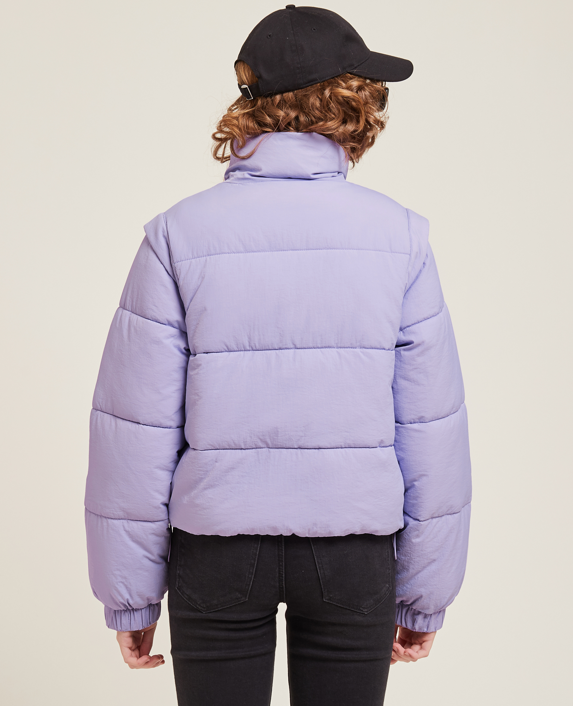 Doudoune courte violet - Pimkie
