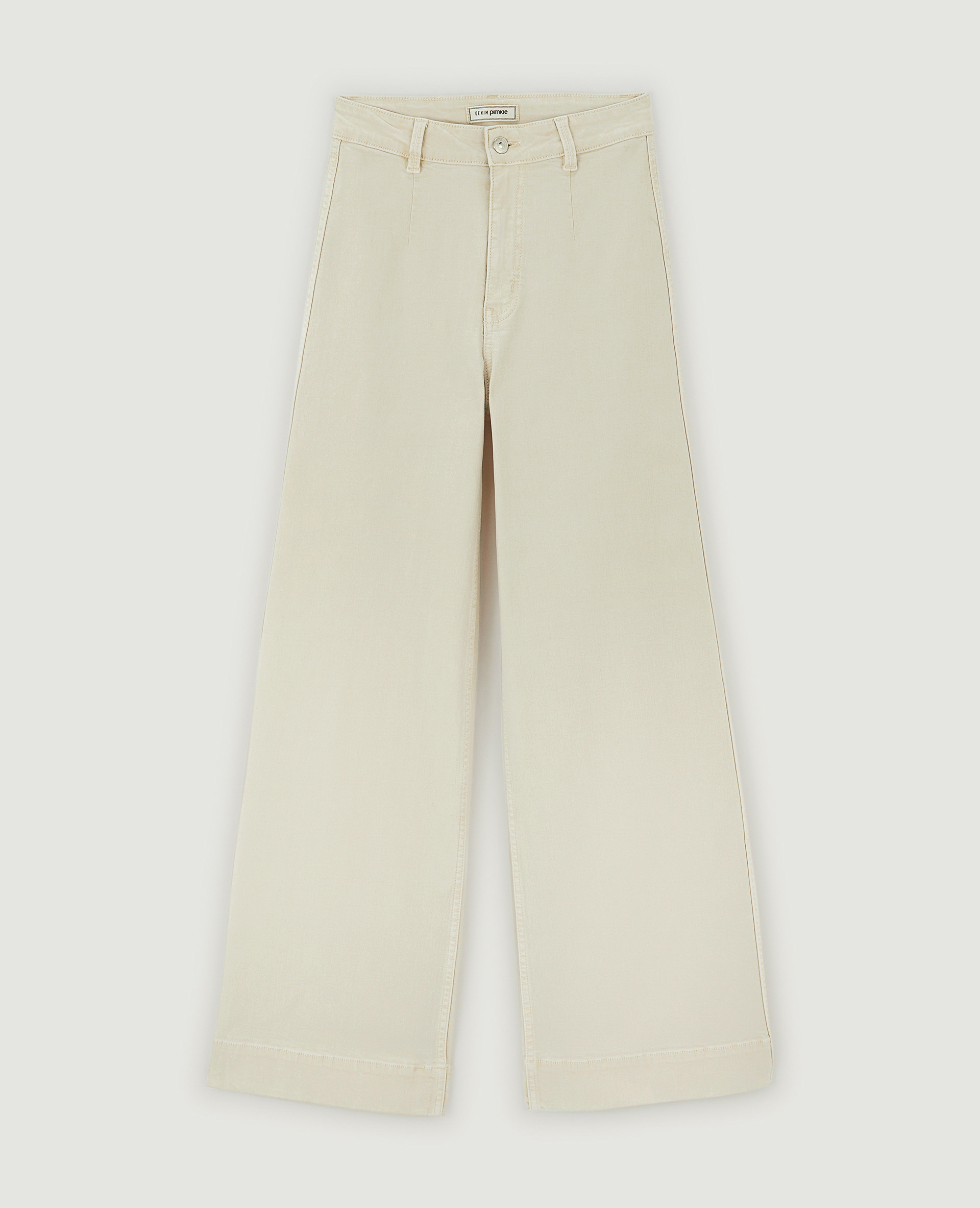 Jean wide taille haute écru - Pimkie