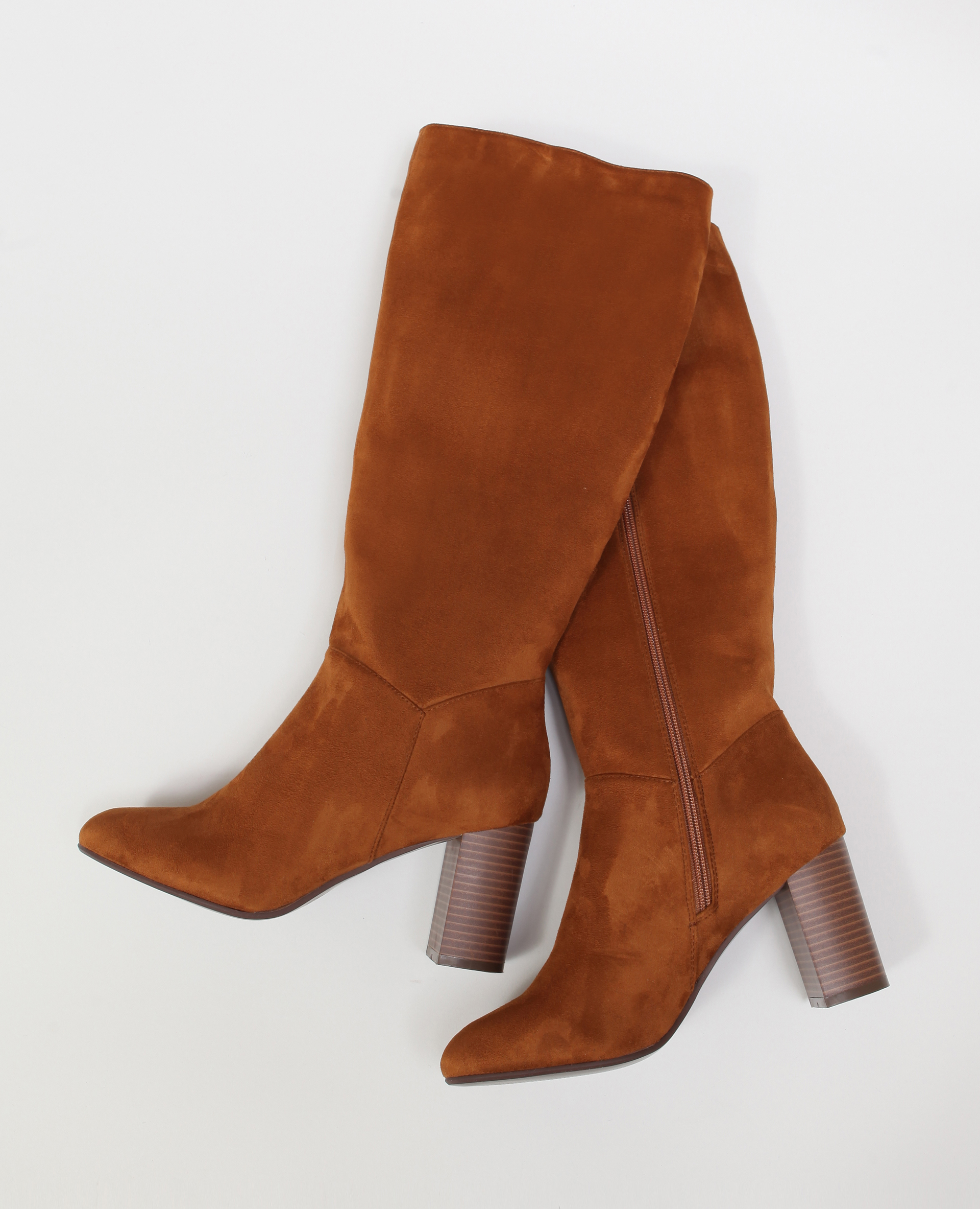 Bottes suedine marron 2025