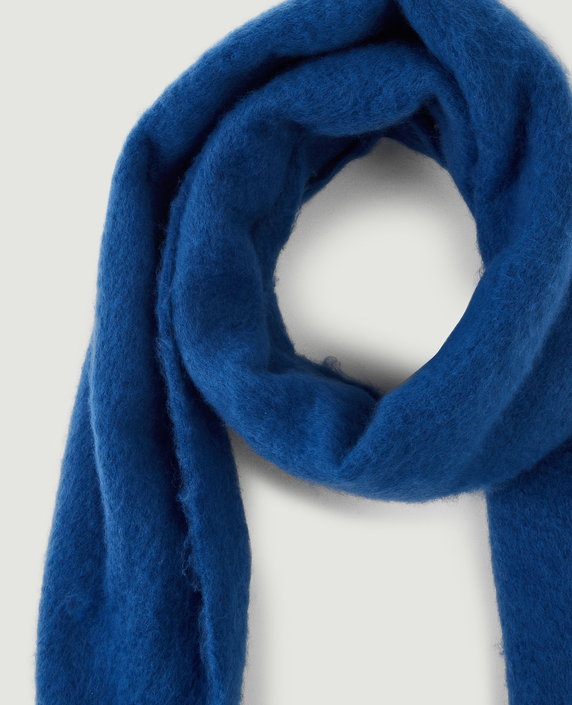 Grande écharpe ultra douce bleu électrique - Pimkie