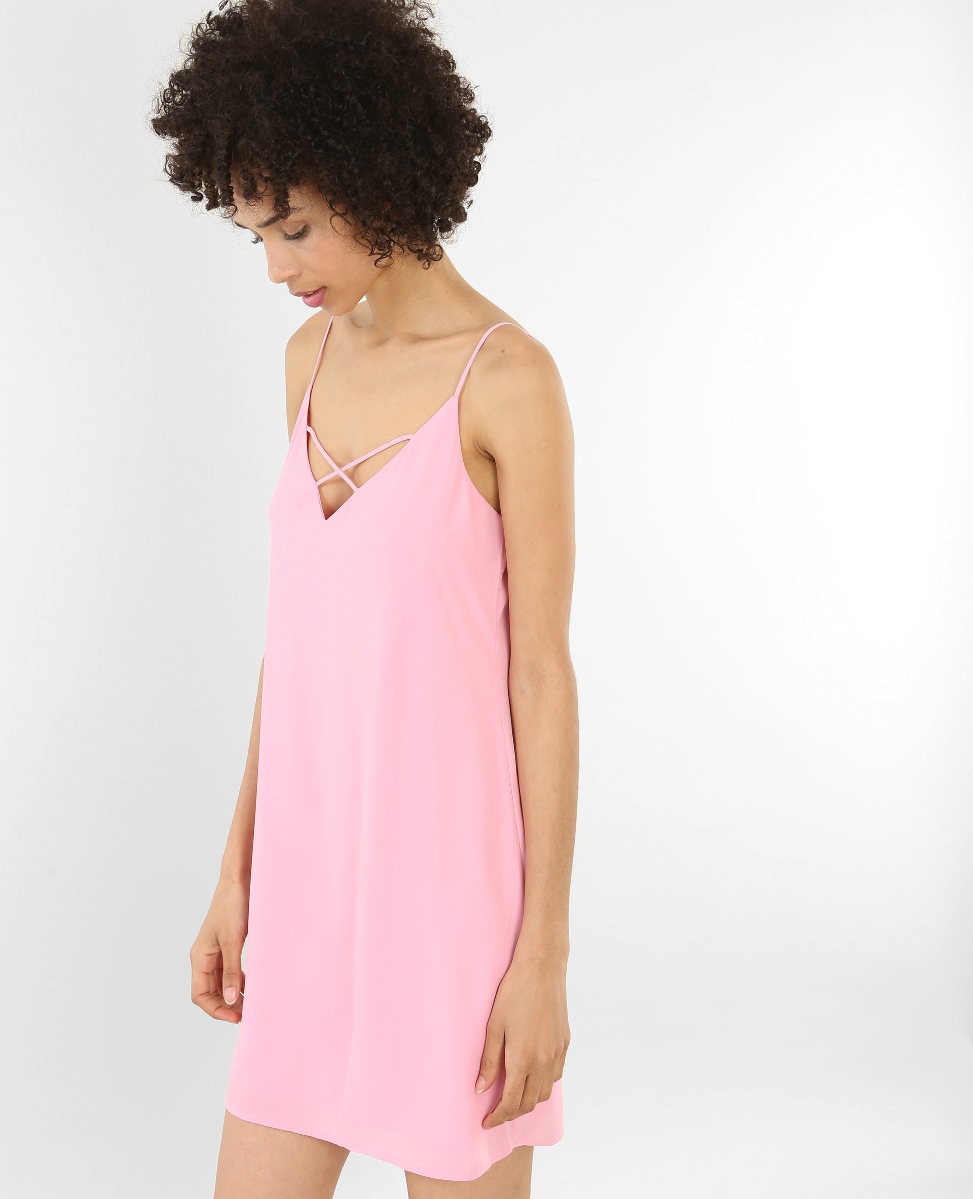 Robe croisée rose - Pimkie