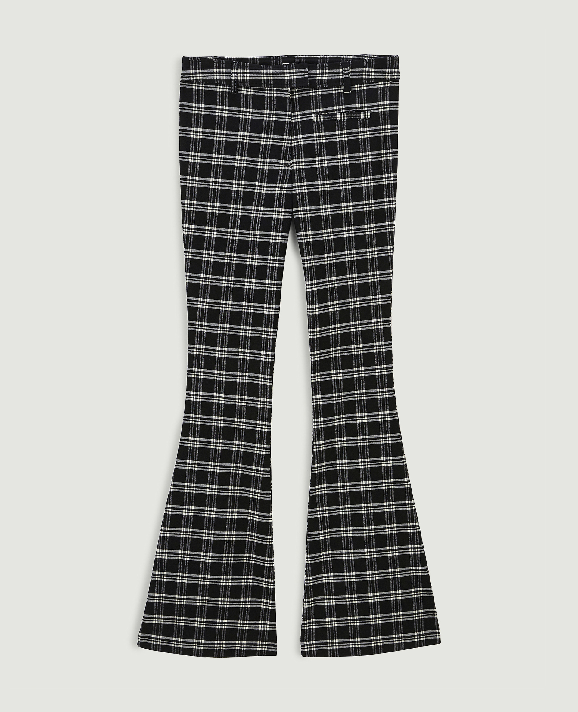Pantalon flare taille haute noir - Pimkie