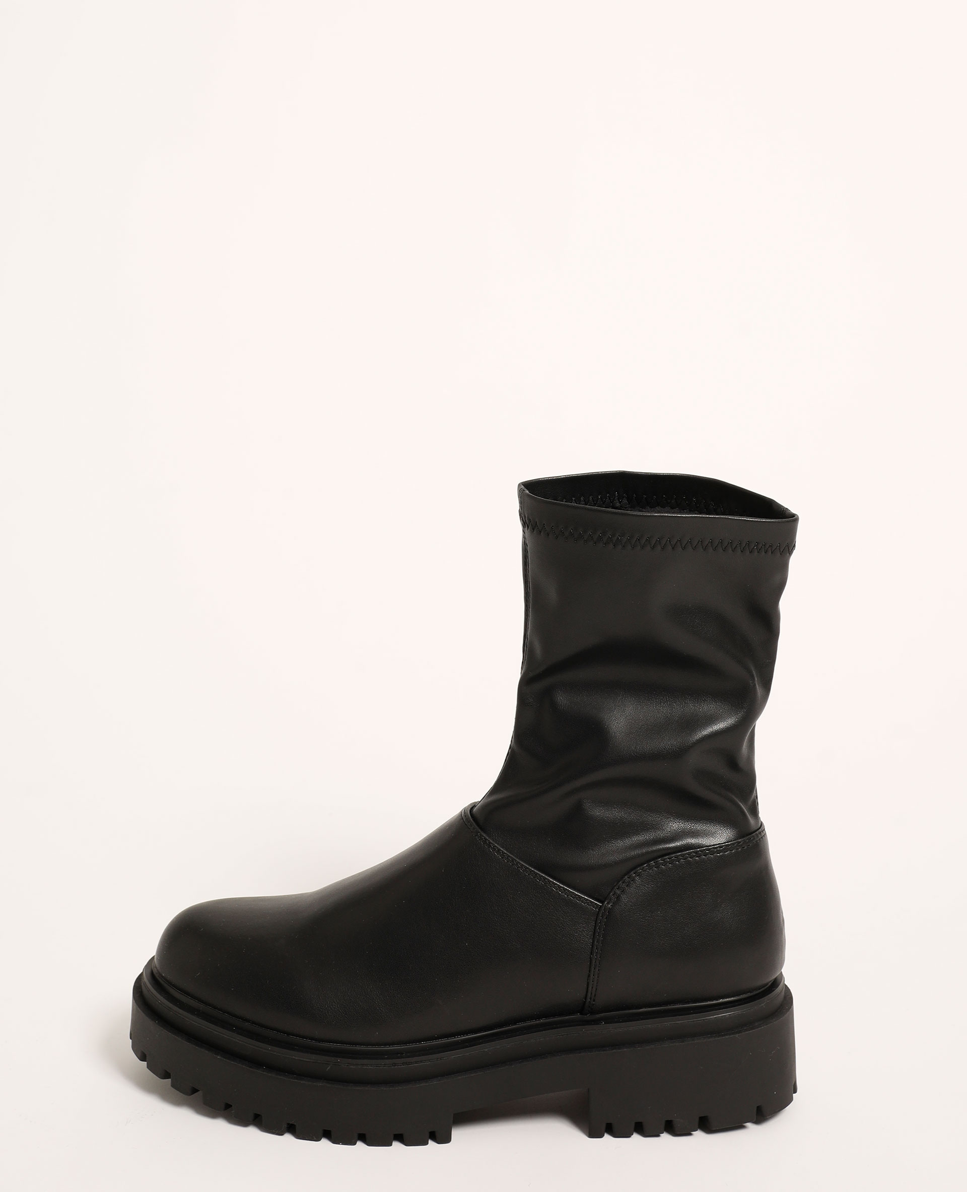 Boots compensées cuir hotsell
