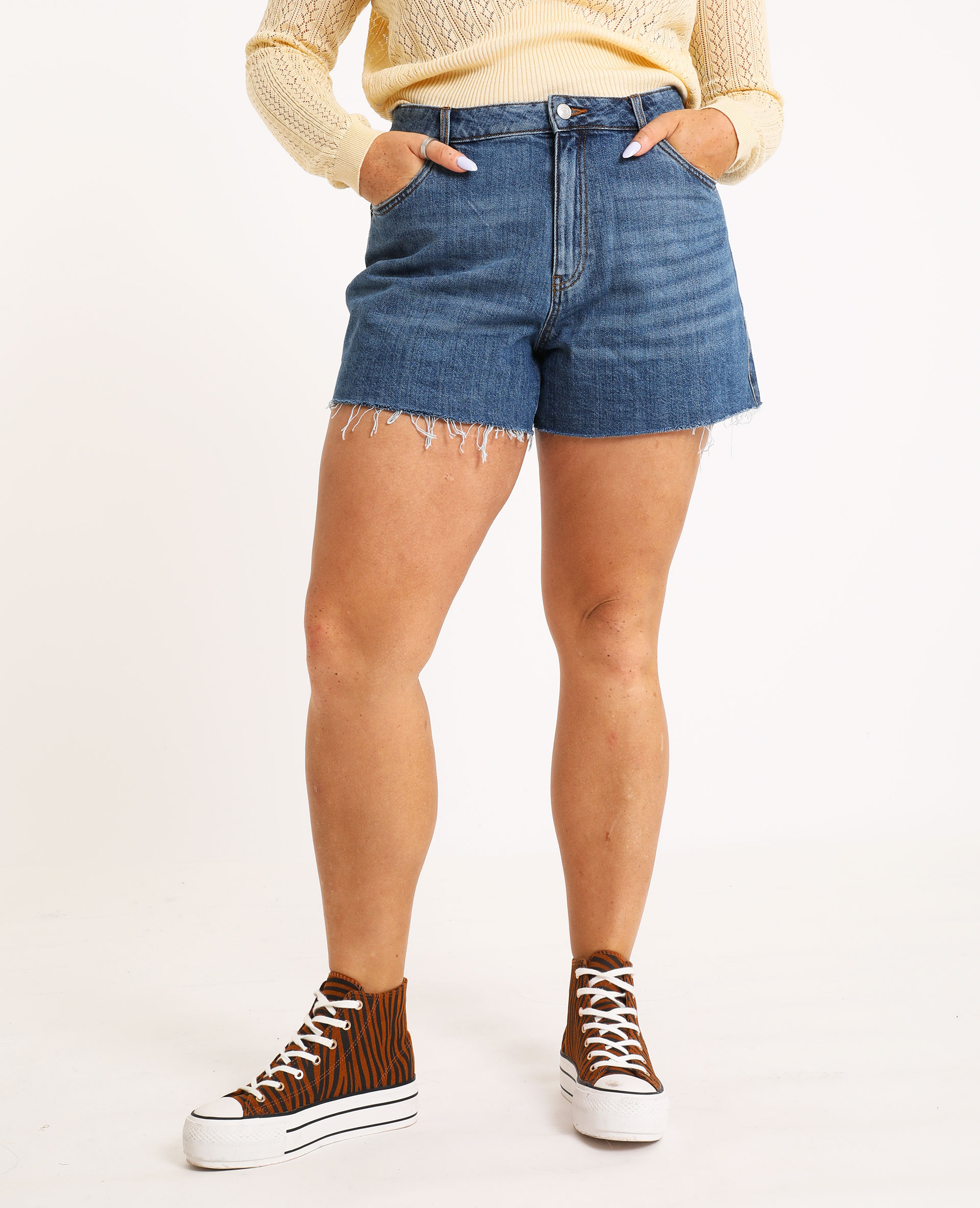 Short mom bleu denim - Pimkie
