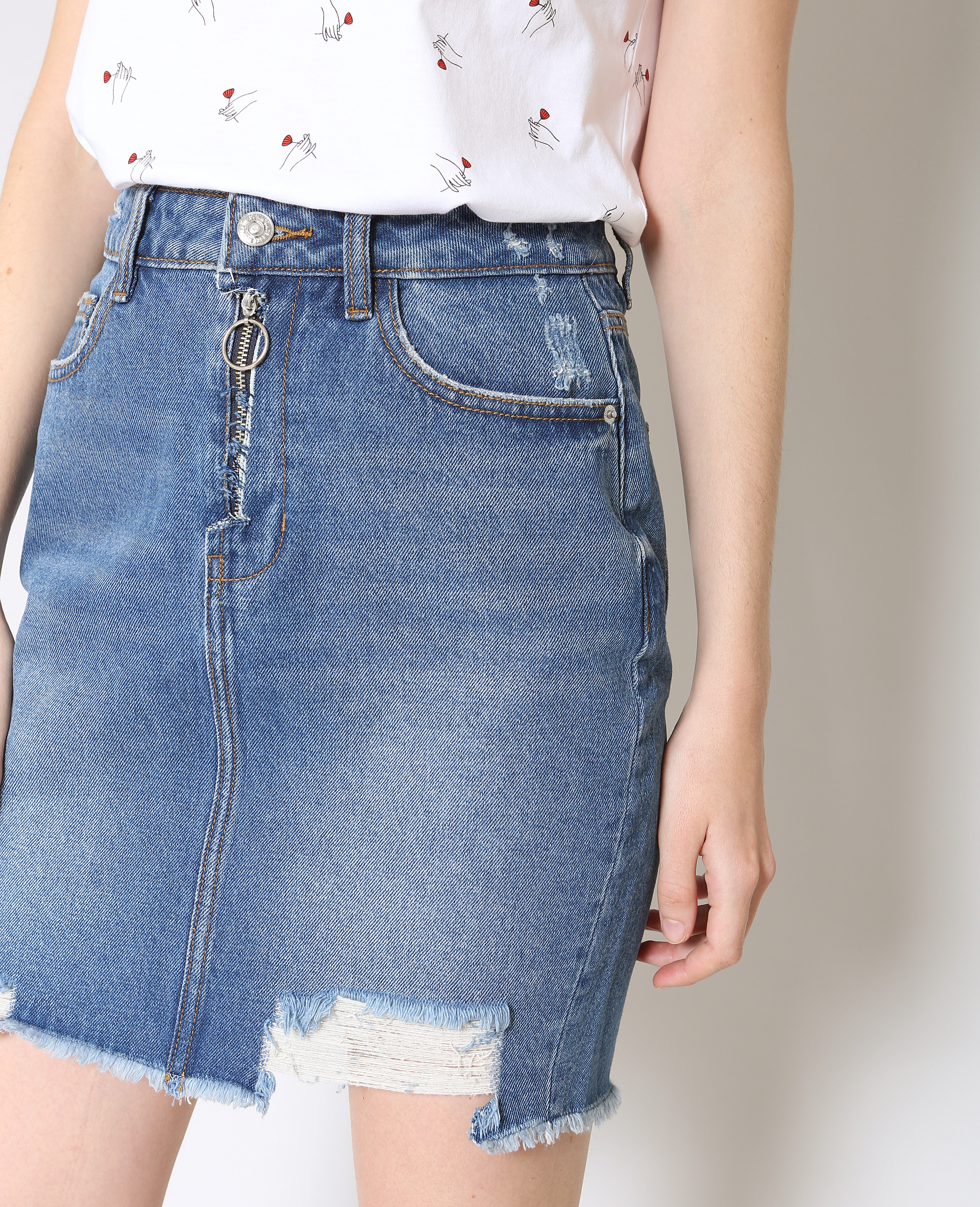 Pimkie jupe en jean clearance