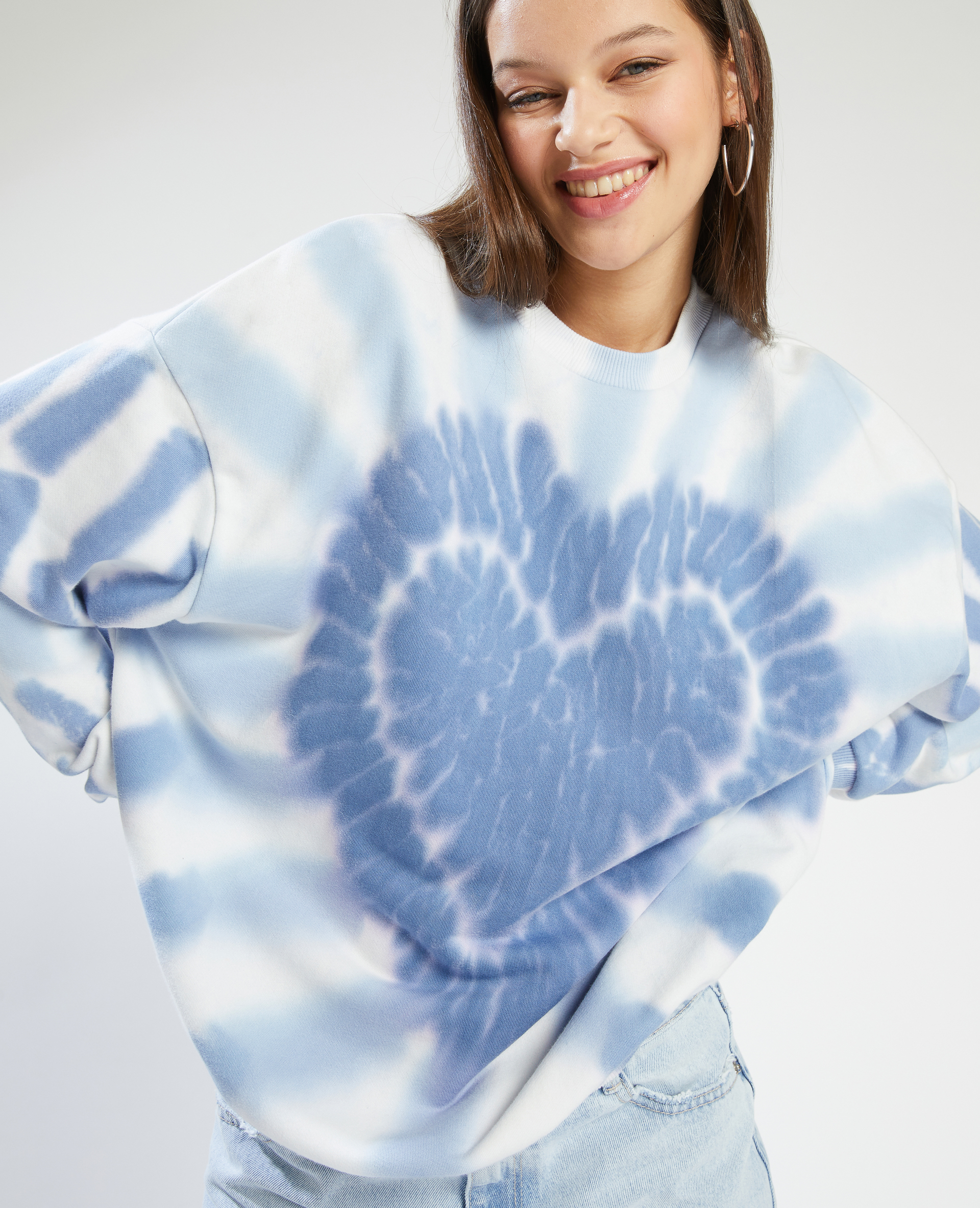 Sweat oversize tie and dye Pimkie