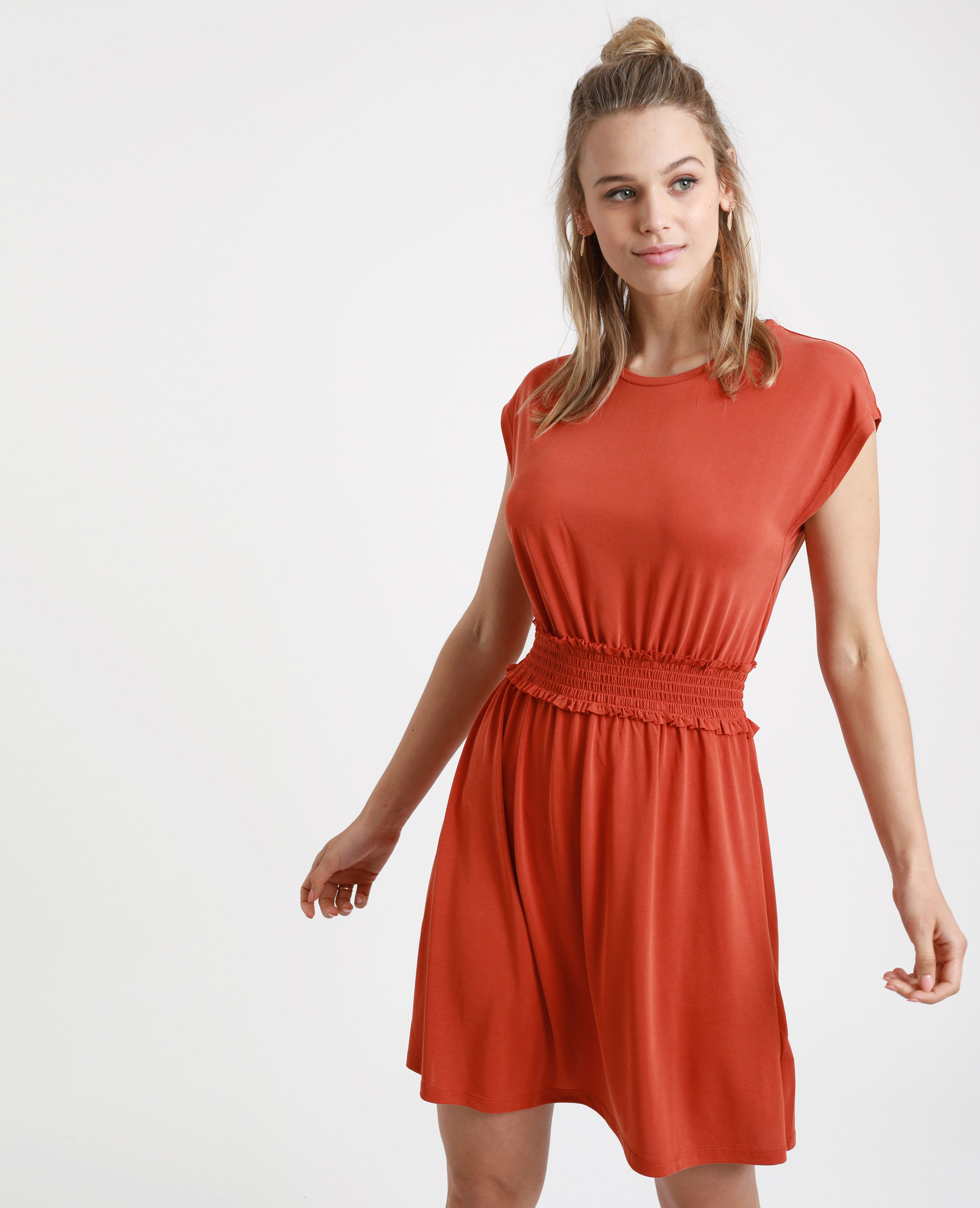 Robe shop taille smockée