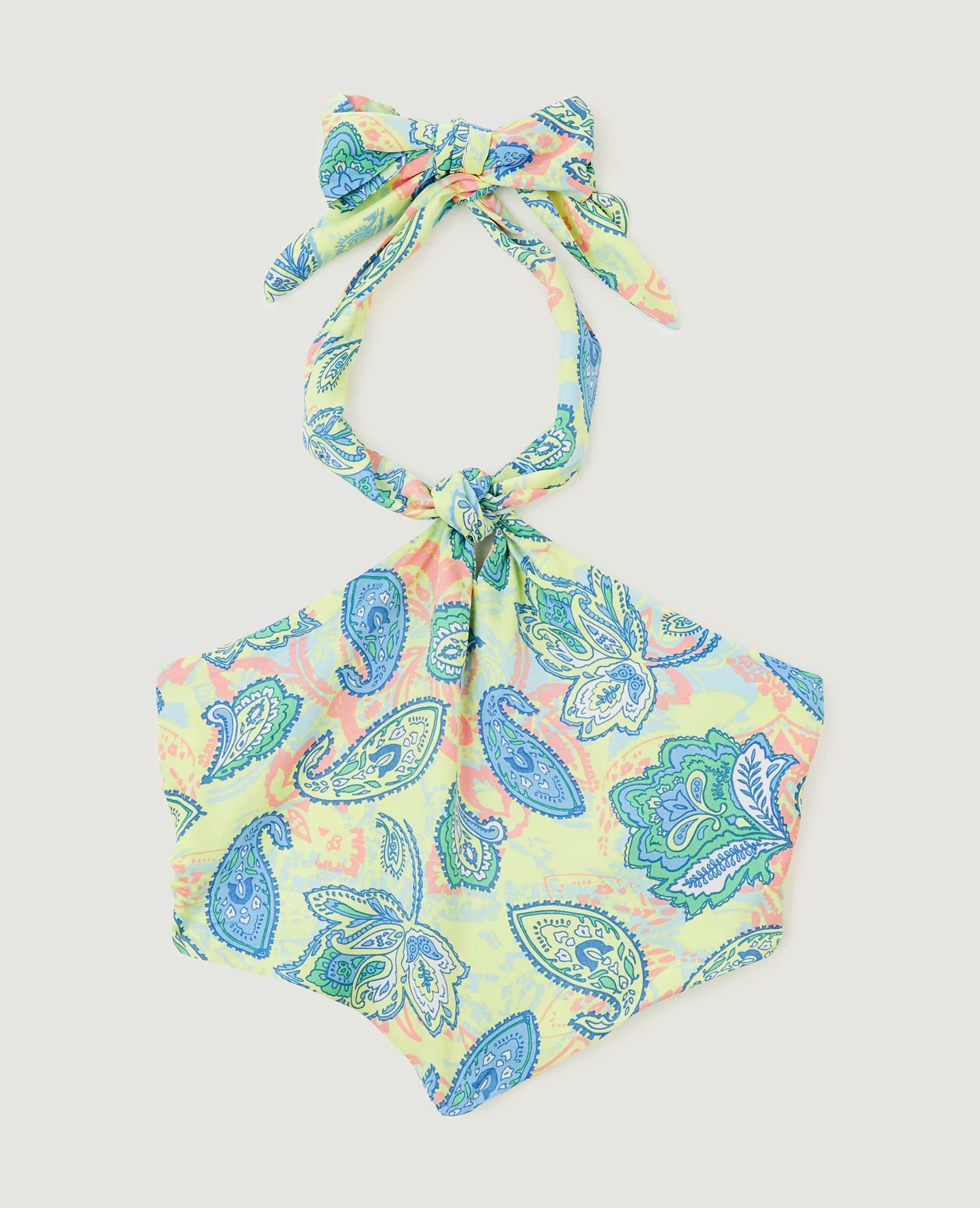 Top dos-nu esprit foulard jaune - Pimkie