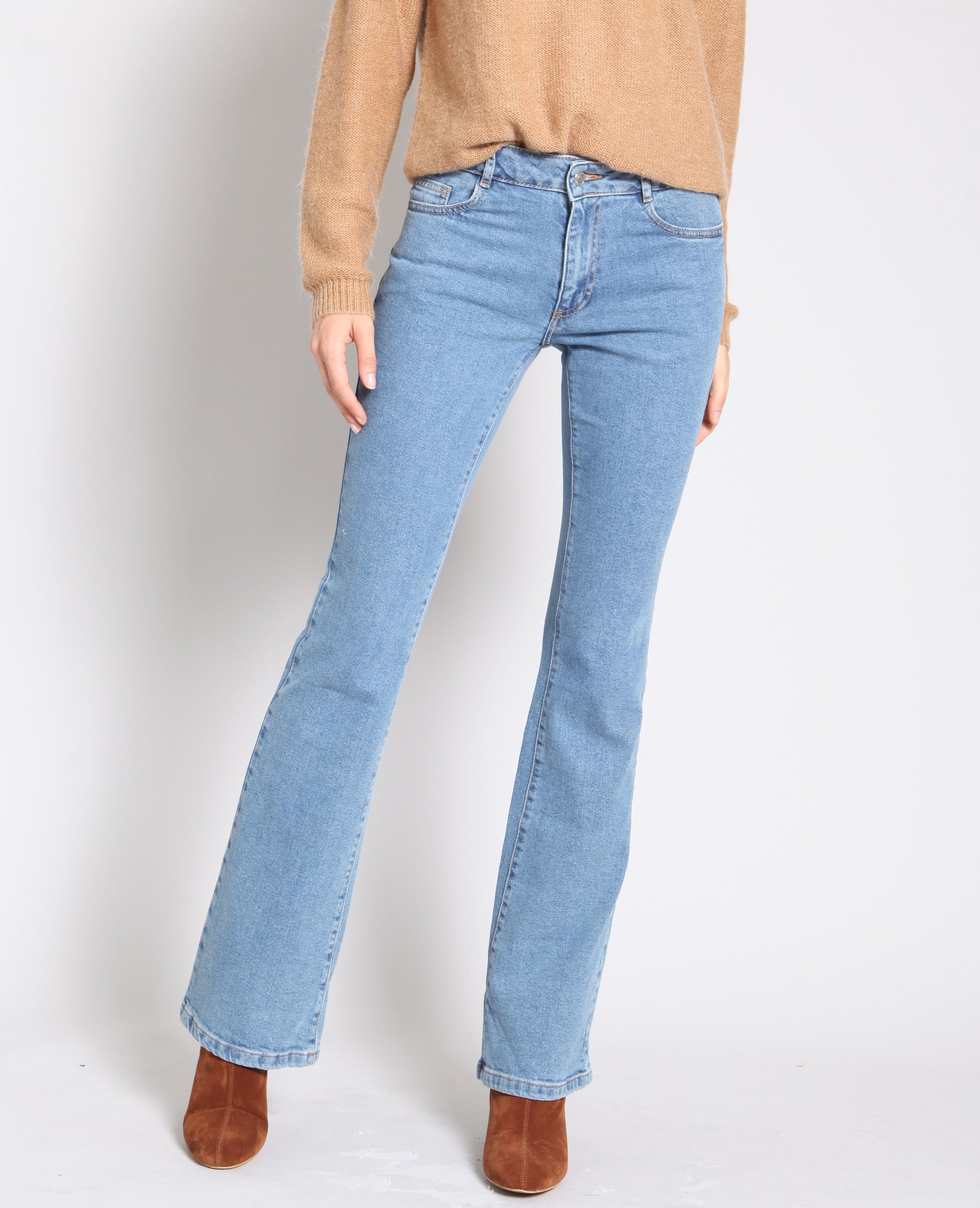 Jean flare bleu foncé - Pimkie