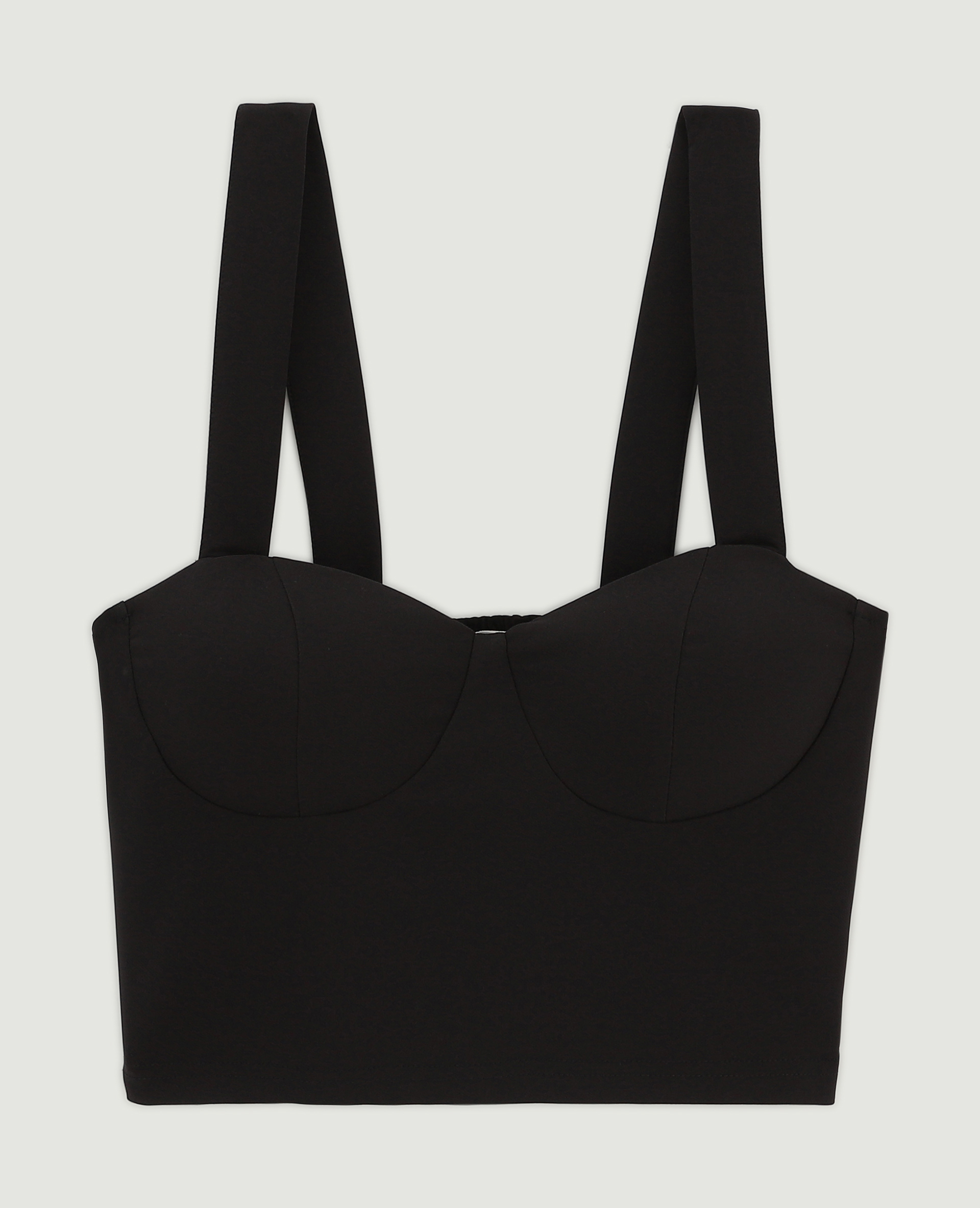 Top brassière larges bretelles noir - Pimkie