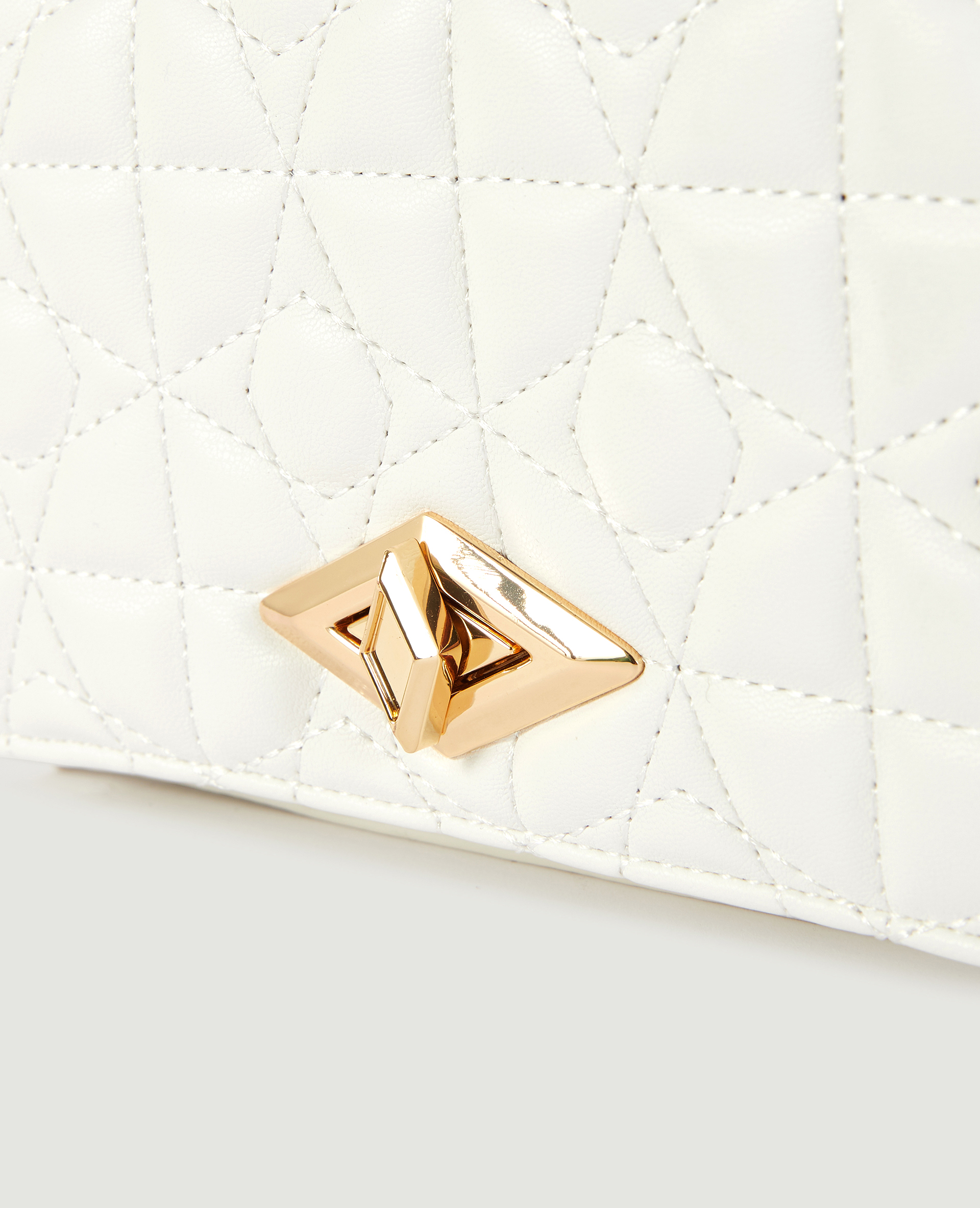 Sac boxy matelassé blanc - Pimkie