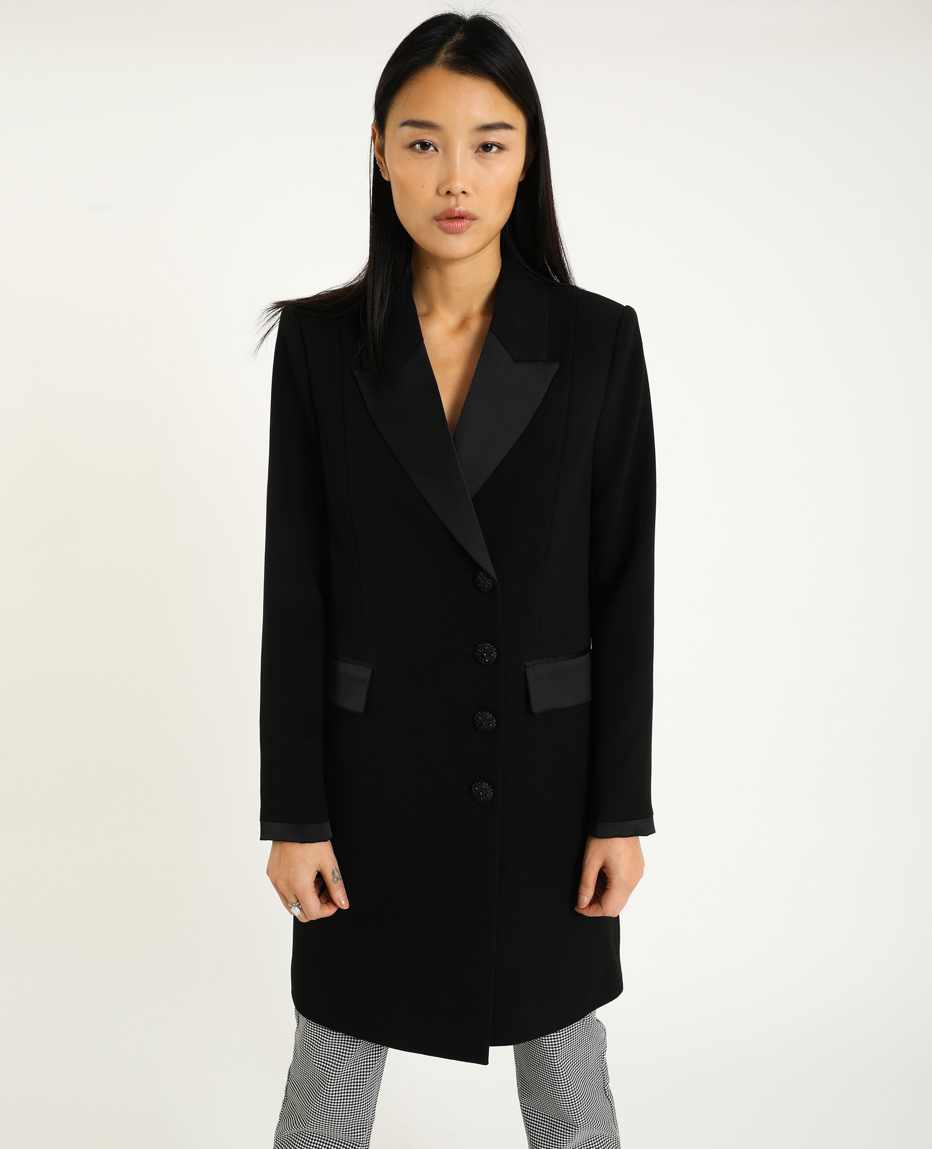 Manteau blazer cheap noir