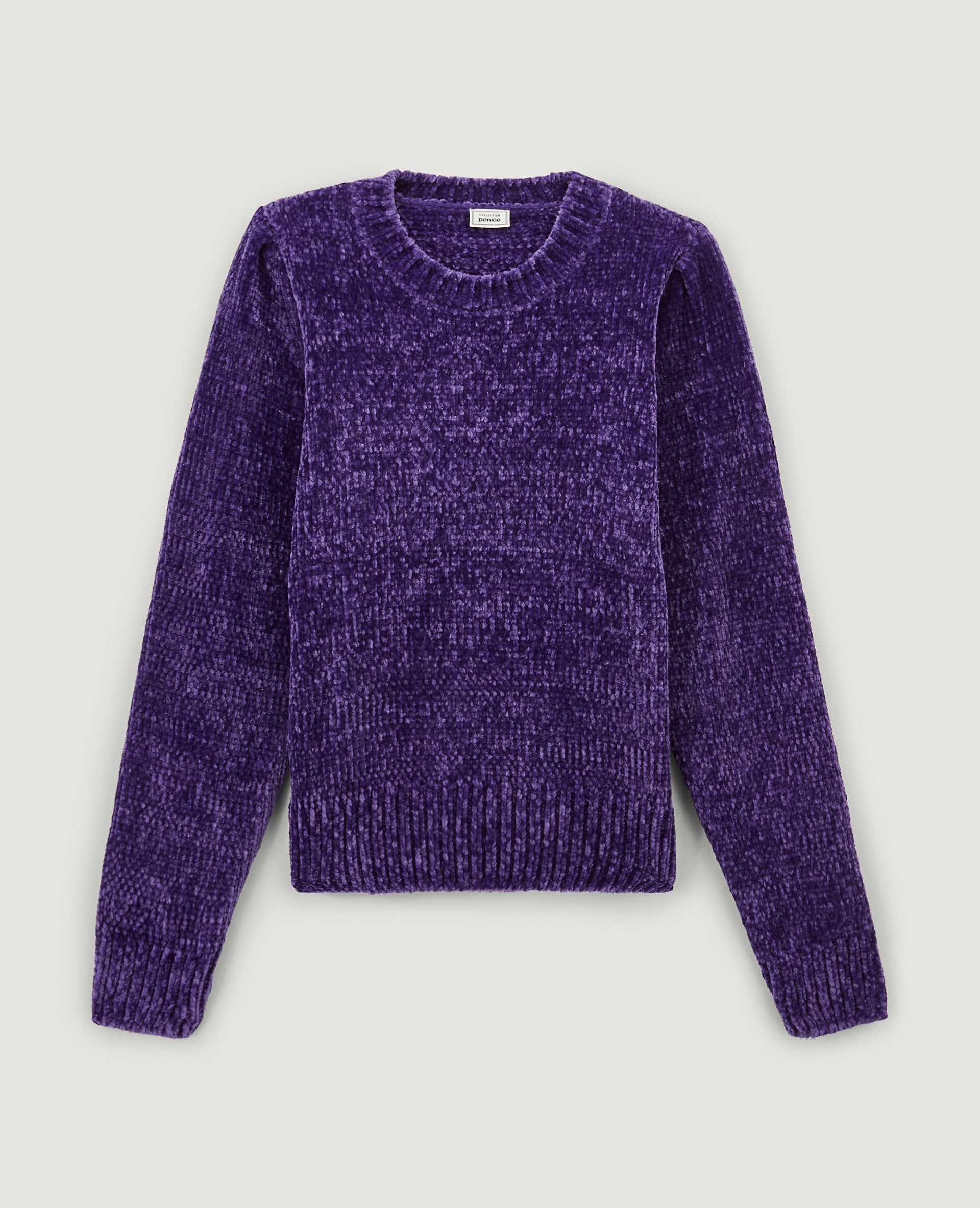 Pull en maille chenille violet - Pimkie