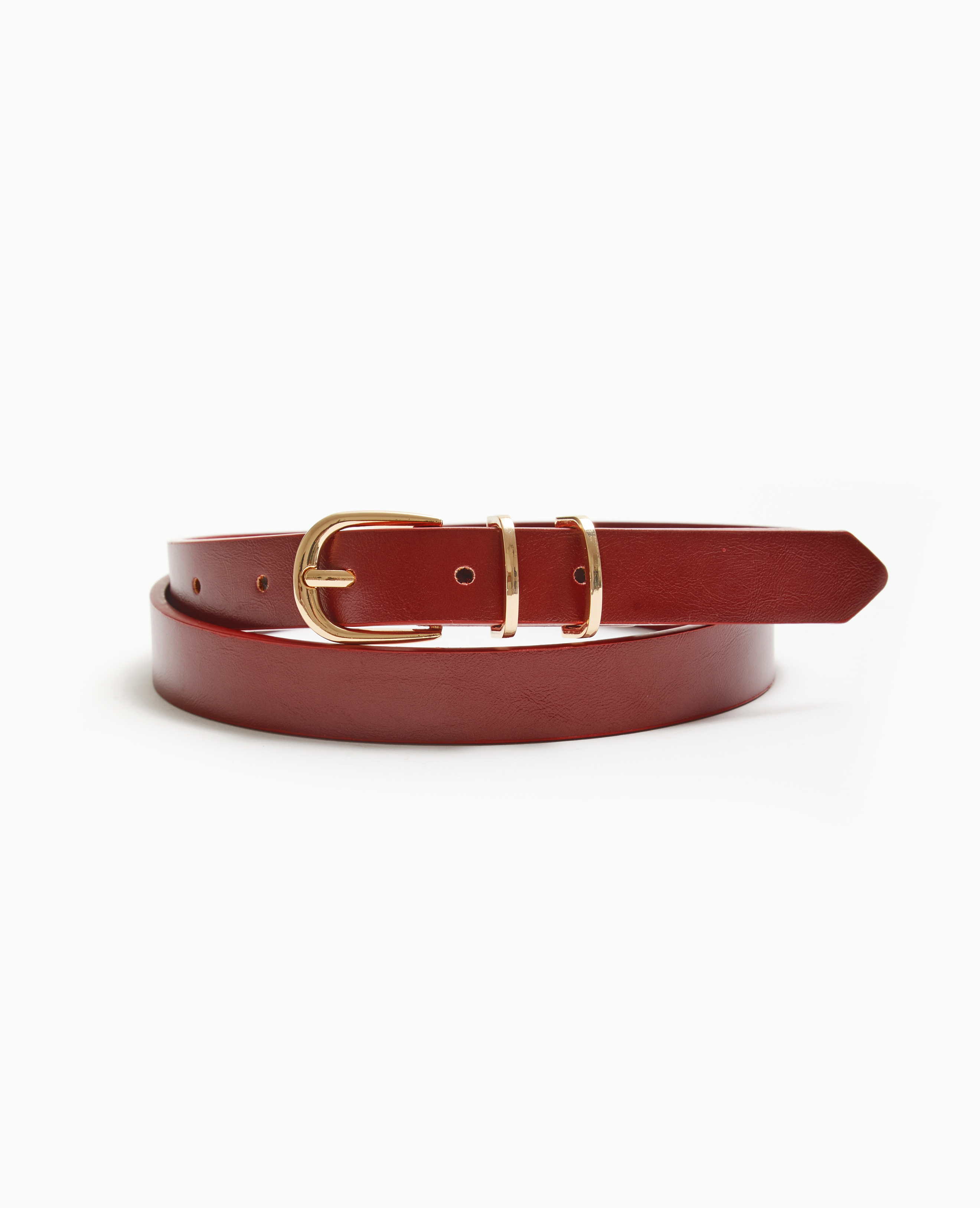 Ceinture fine avec boucle doree Pimkie