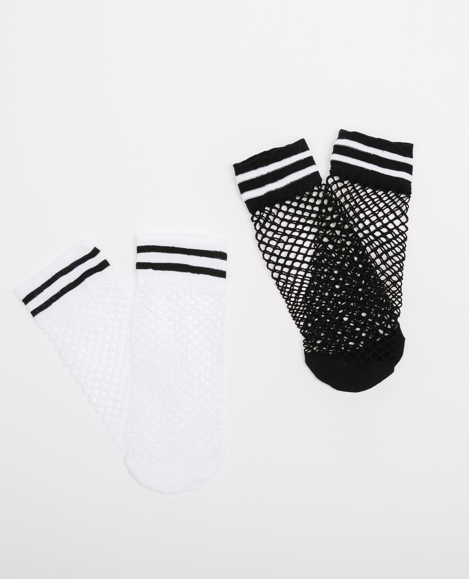 Lot de chaussettes résille noir - Pimkie