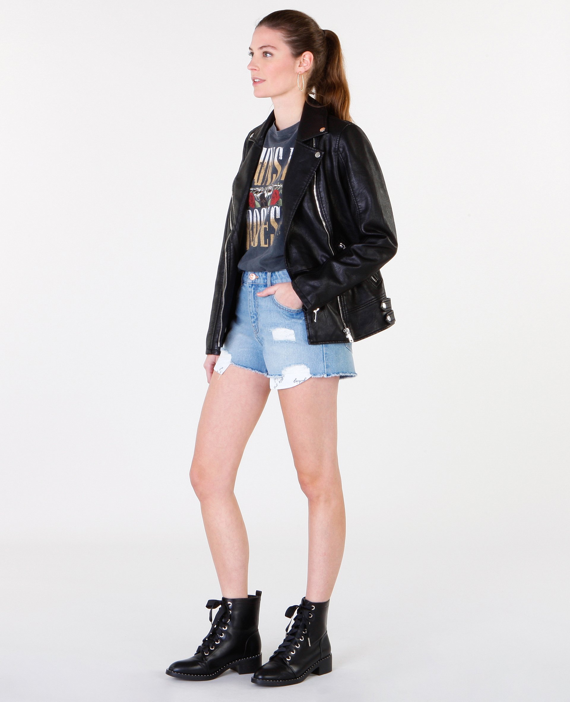 T-shirt Guns N' Roses noir - Pimkie