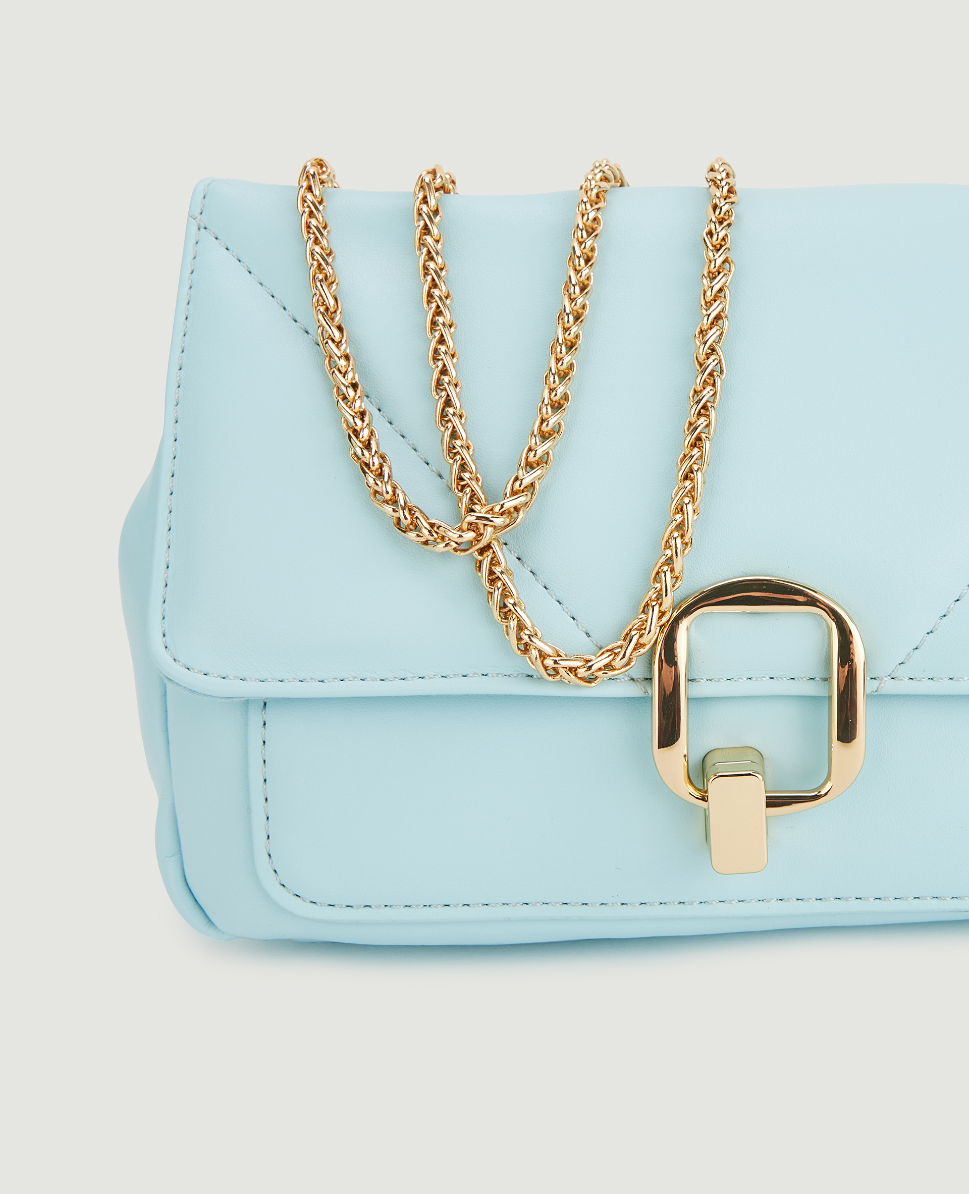 Sac pochette avec chaines bleu - Pimkie