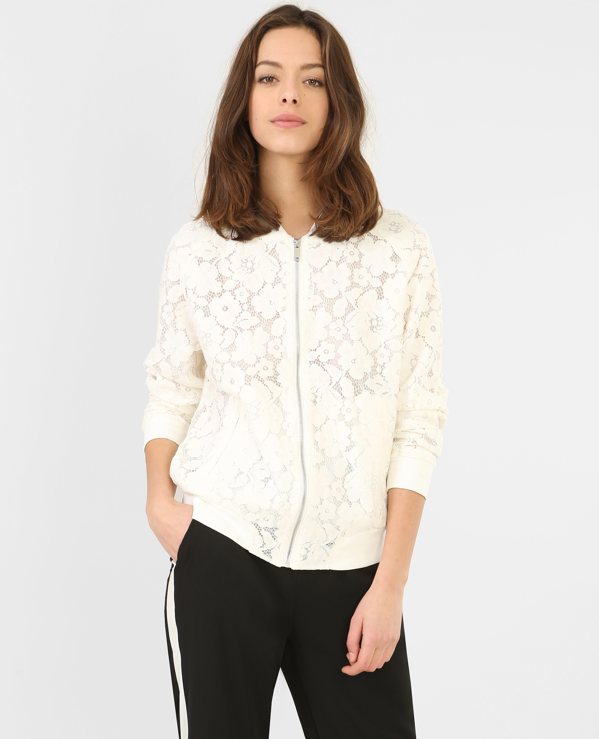 Bomber dentelle