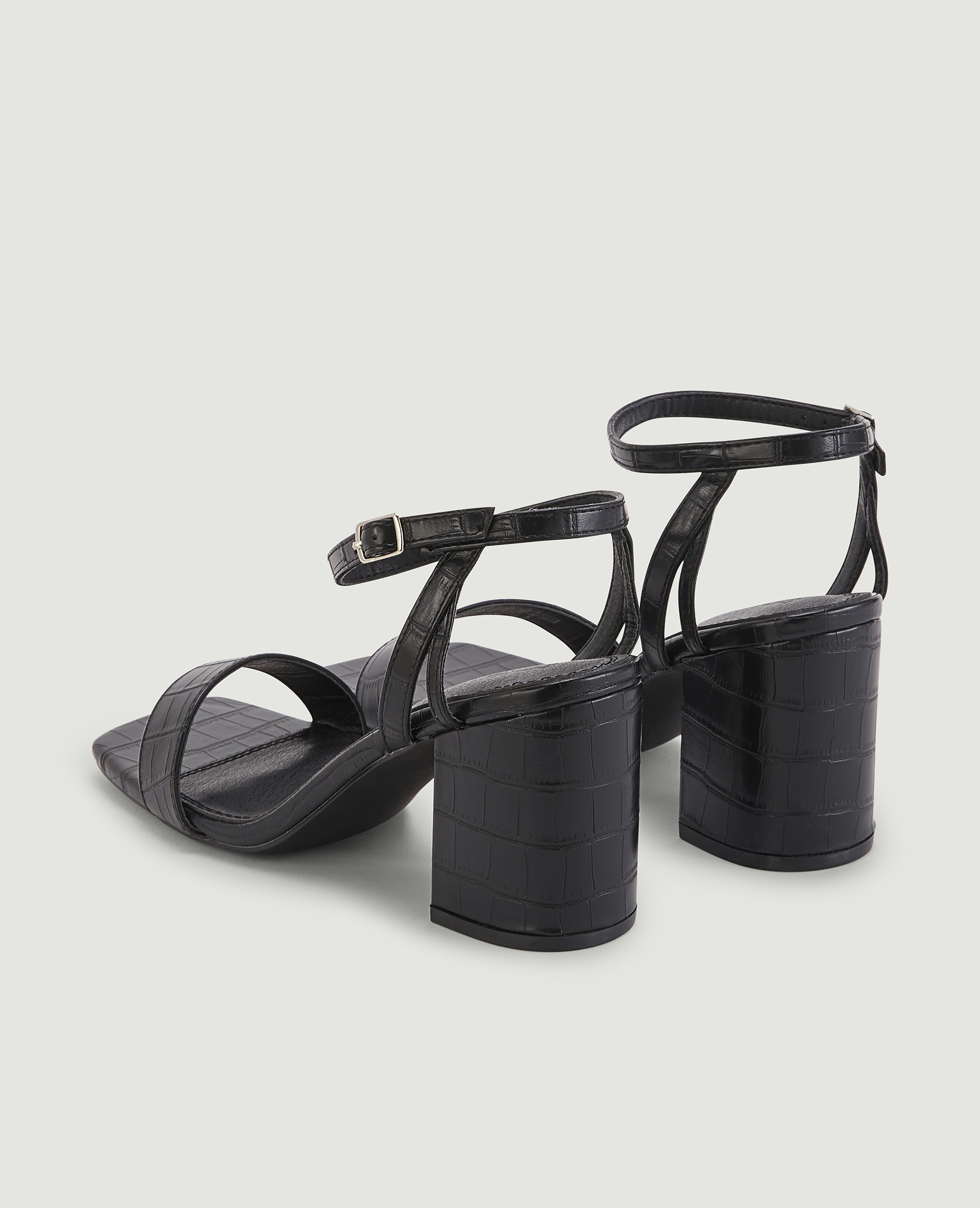 Sandales à talon noir - Pimkie