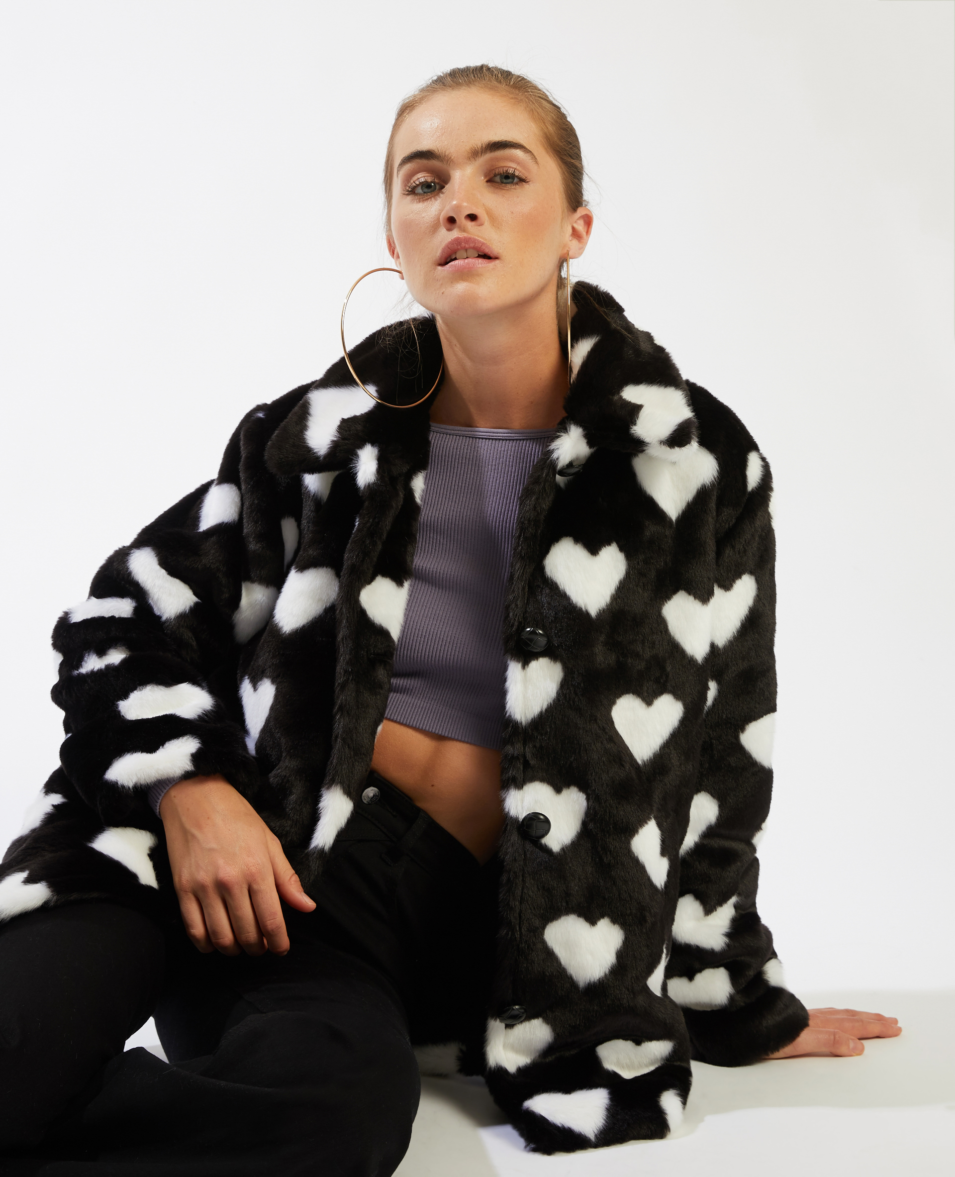 Pimkie manteau noir outlet