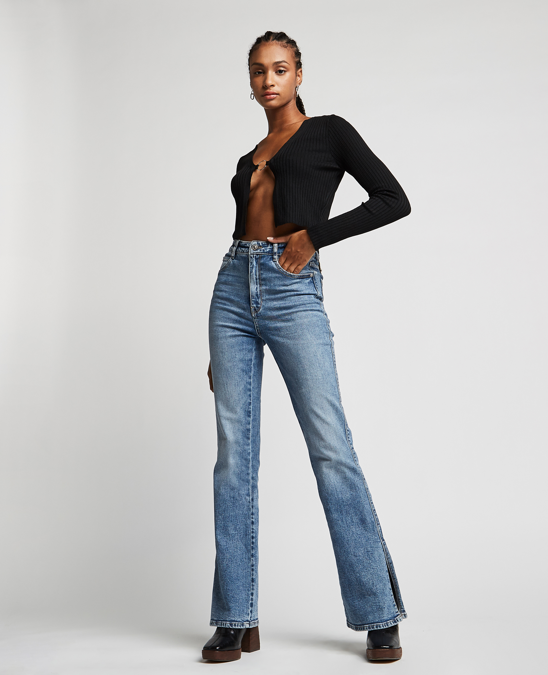 Jean flare bleu - Pimkie