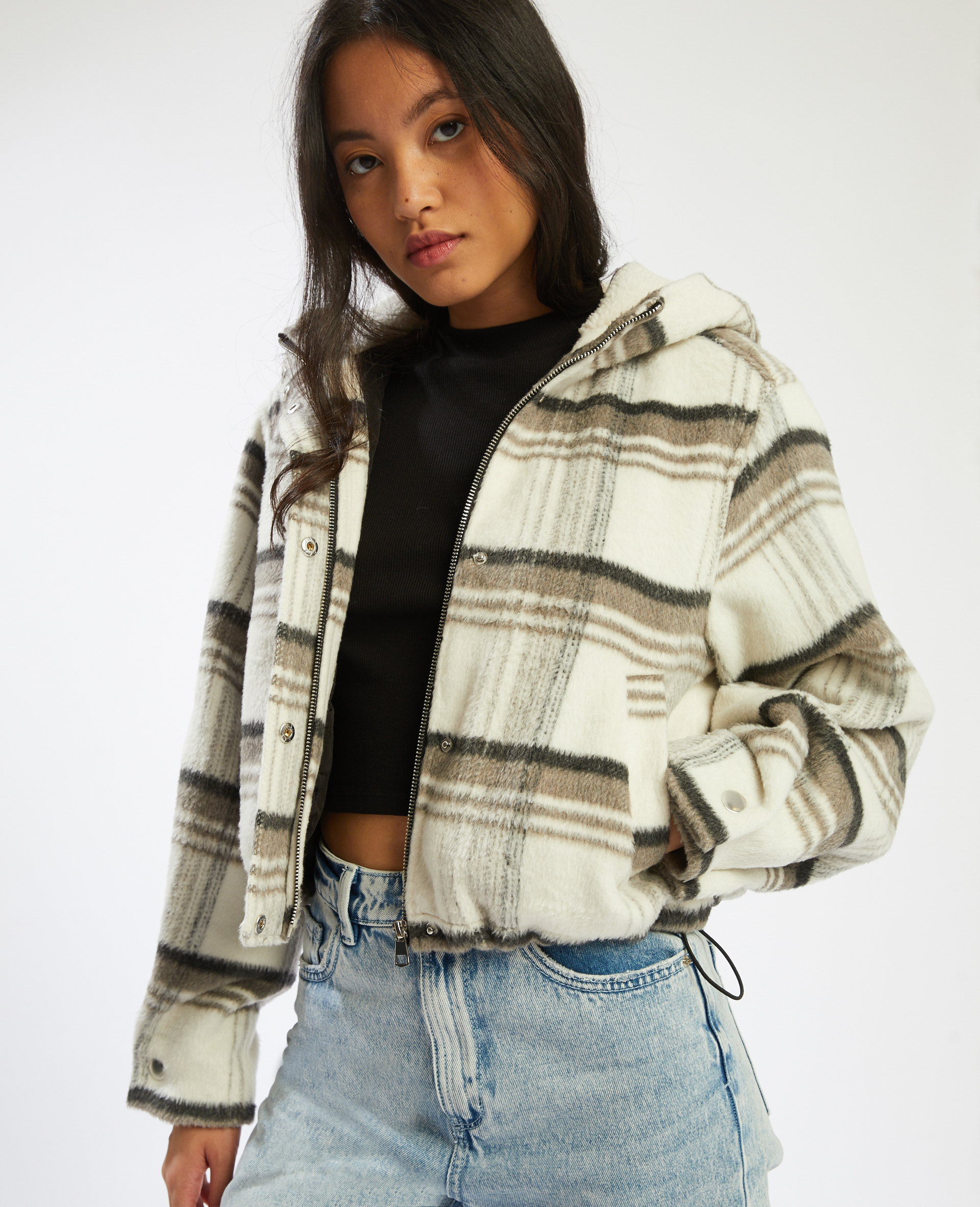 Pimkie veste a carreaux sales