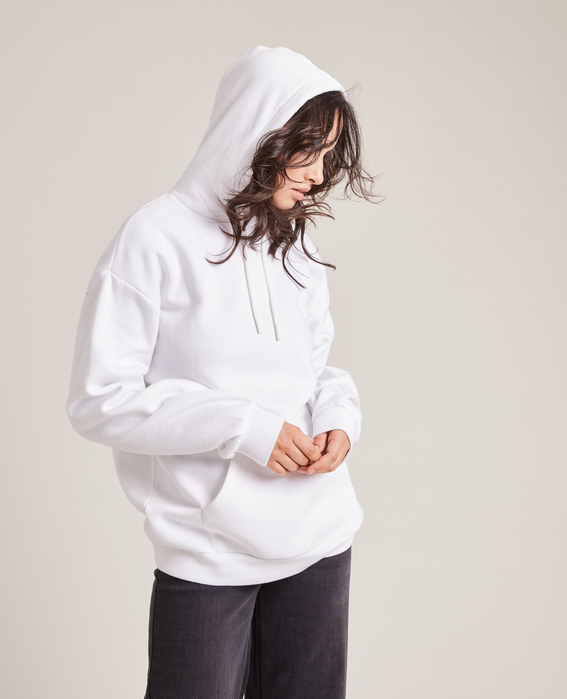 Sweat capuche blanc - 409296905A09 | Pimkie