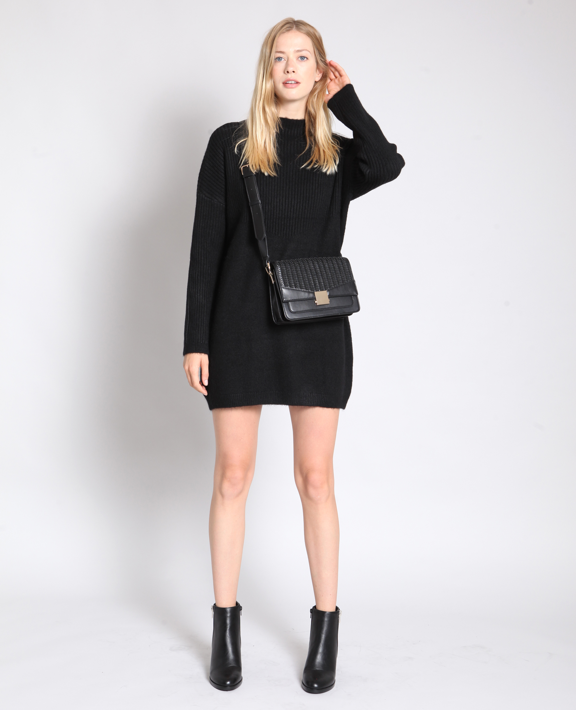 Robe pull noir - Pimkie