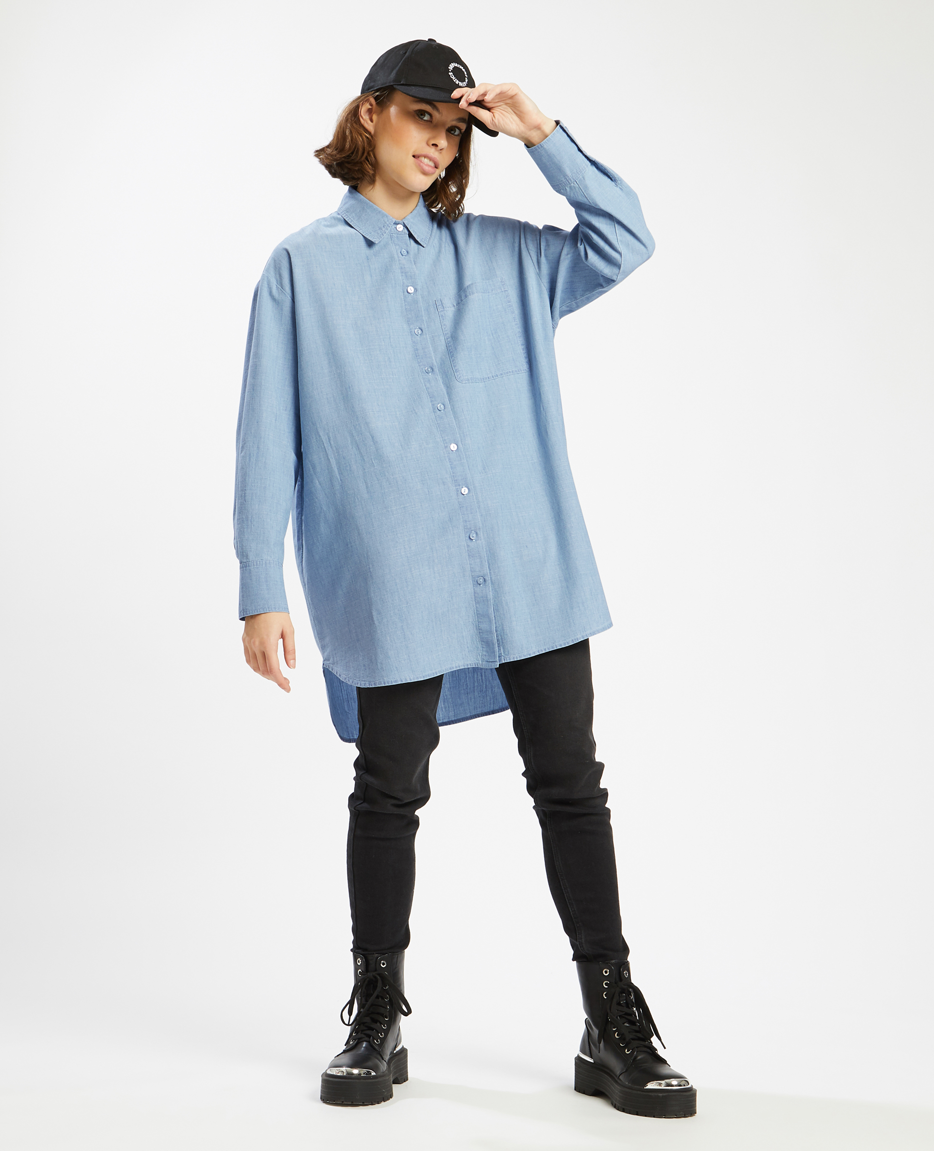 Chemise longue oversize outlet