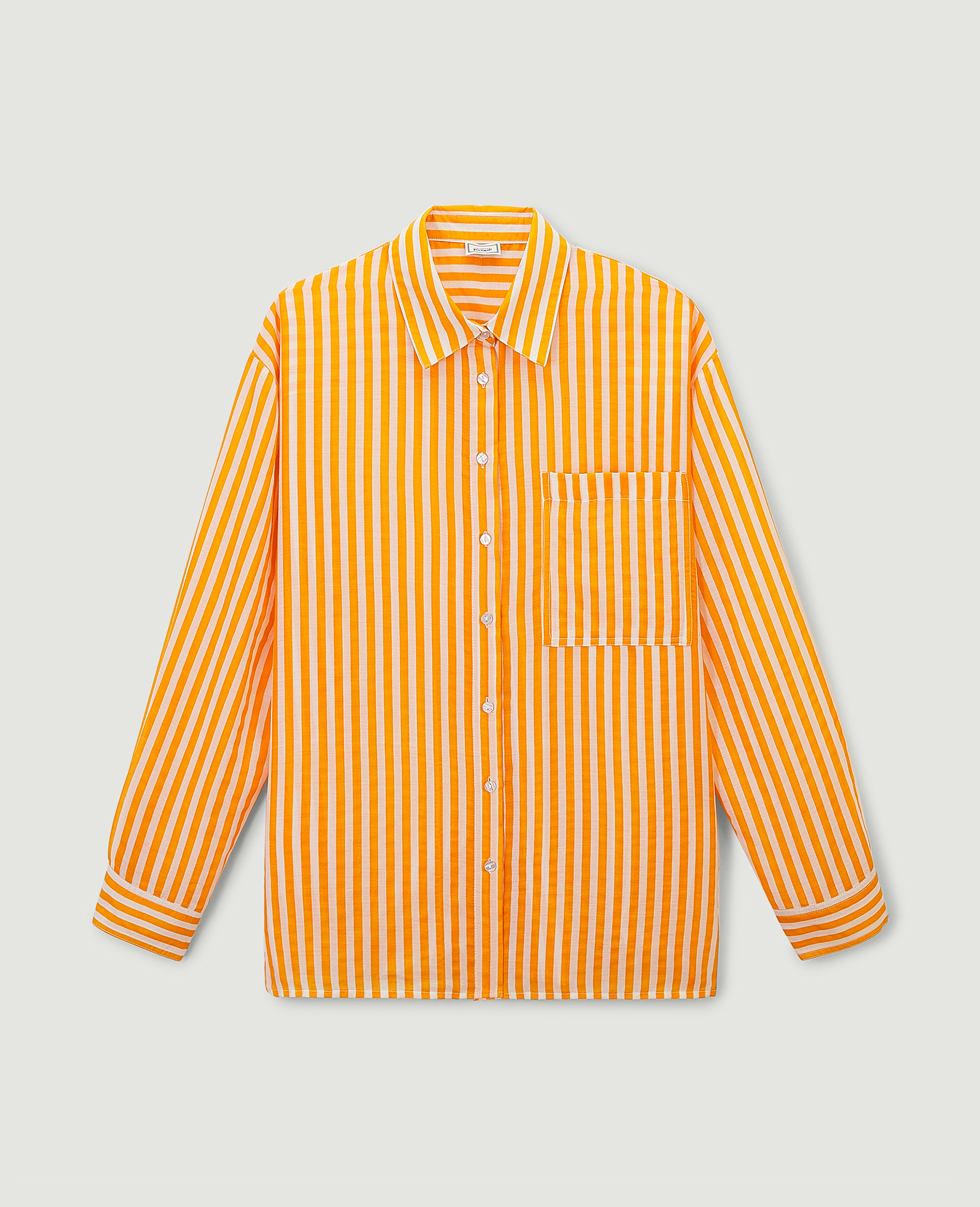 Chemise fluide rayée orange - Pimkie