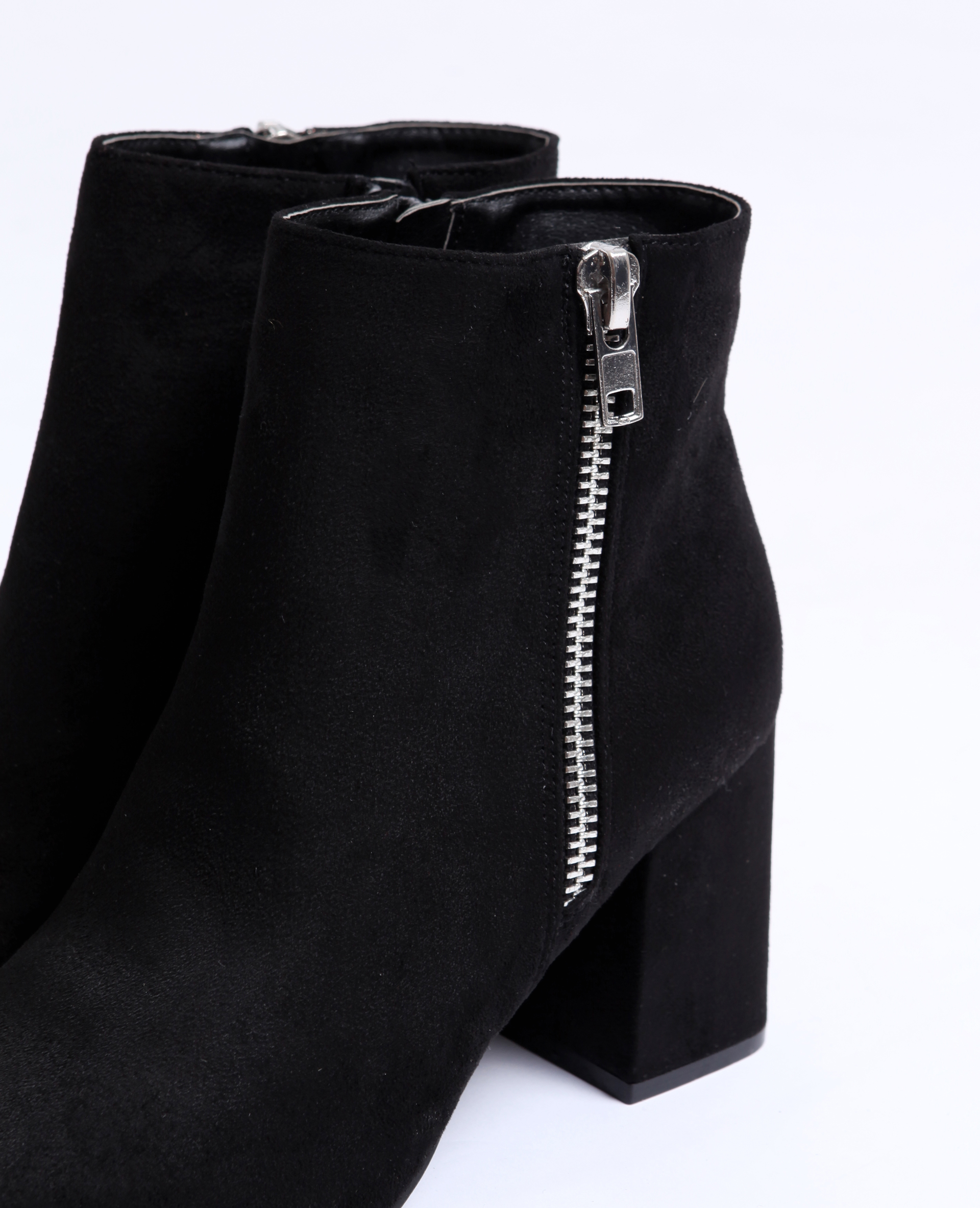 Bottines suédine noir - Pimkie