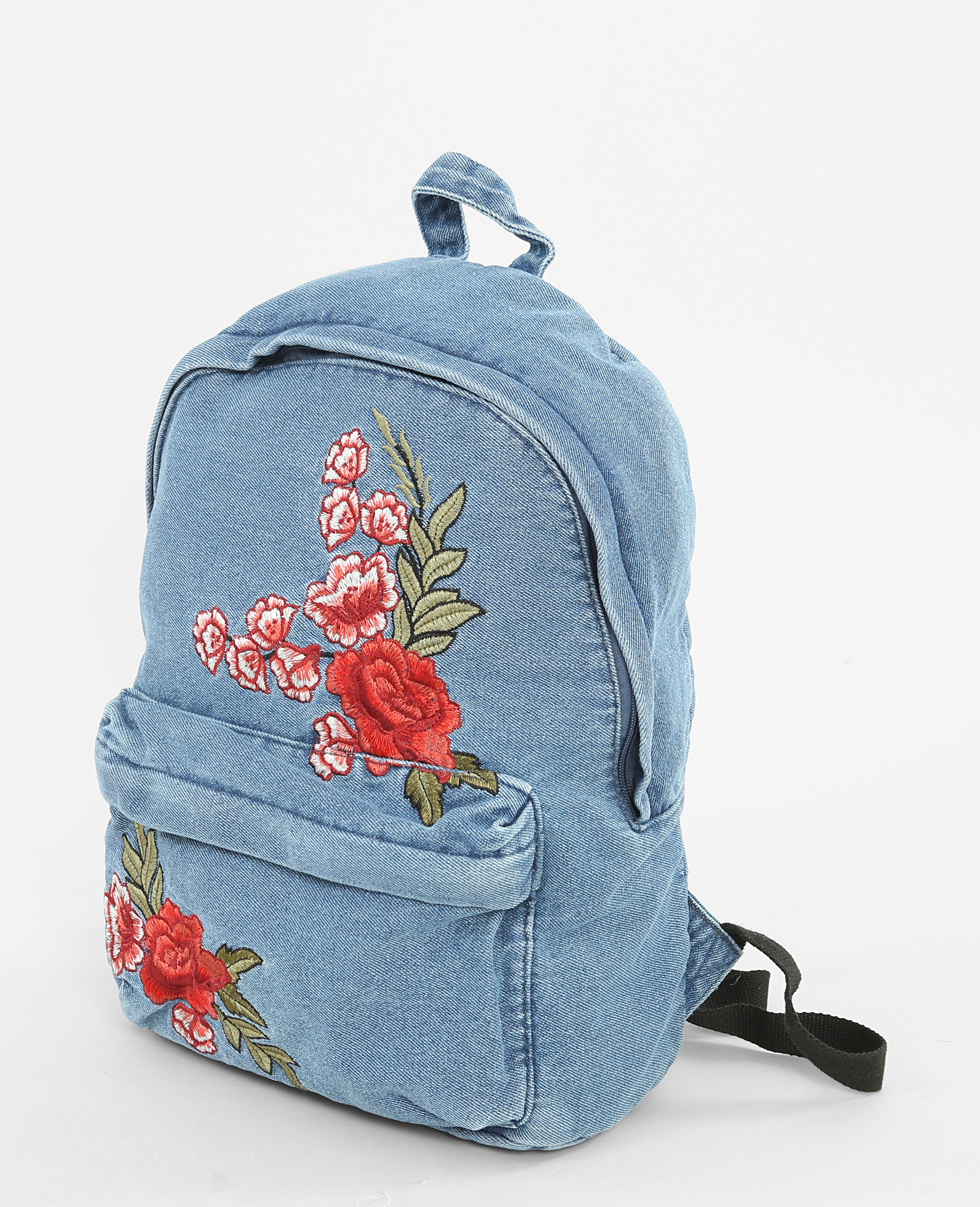 Sac dos denim brod Pimkie