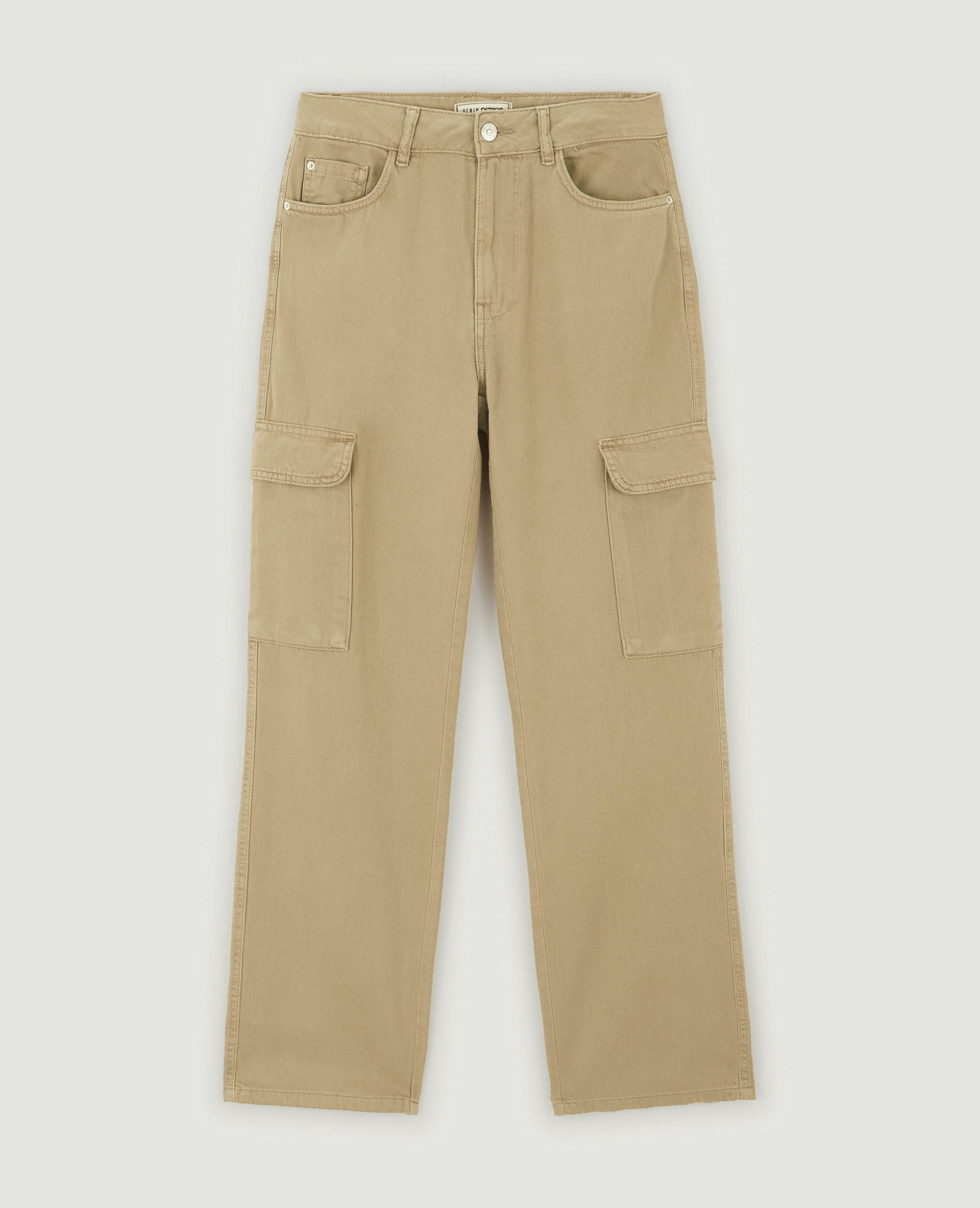 Jean cargo droit marron - Pimkie
