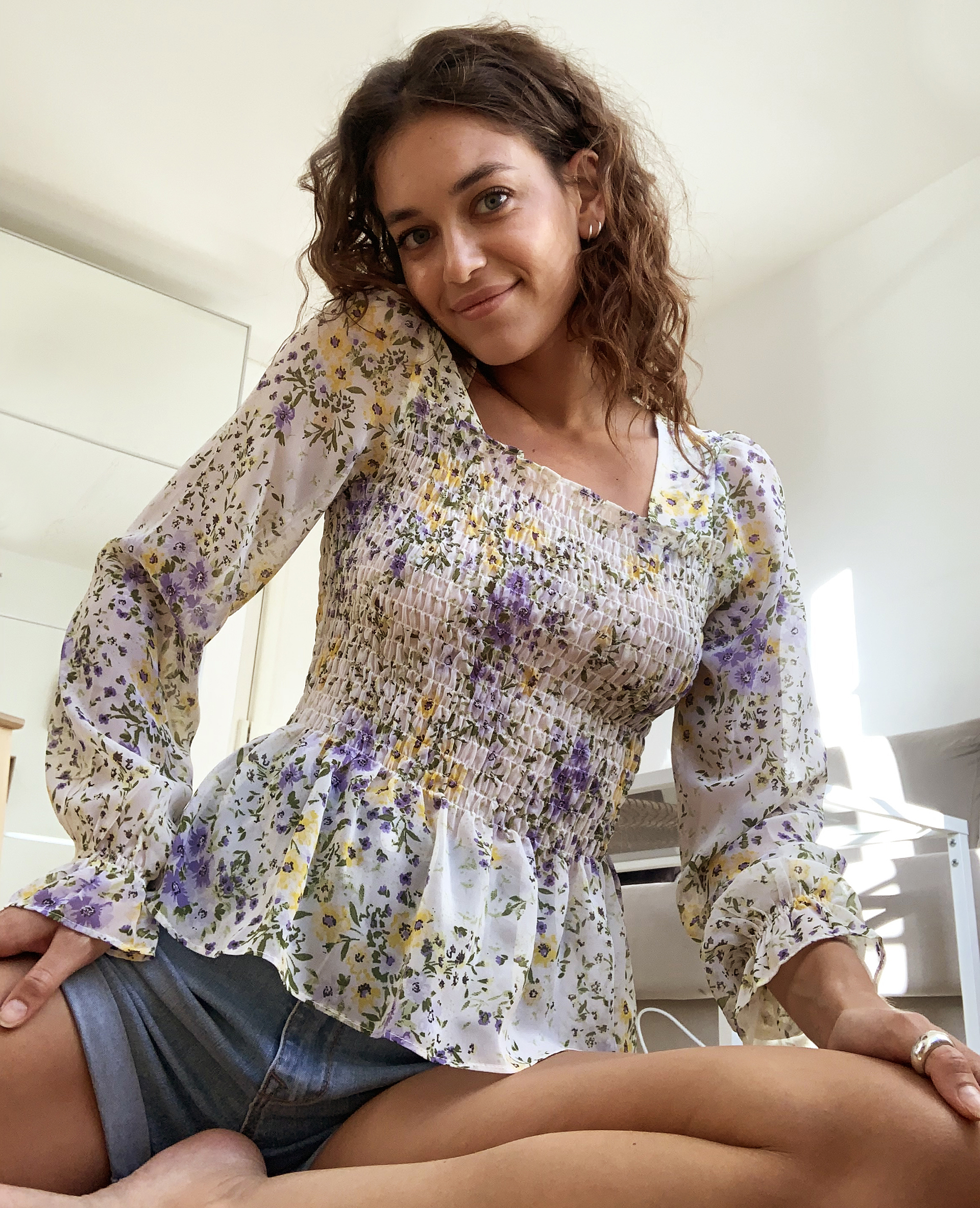 Blouse fleurie