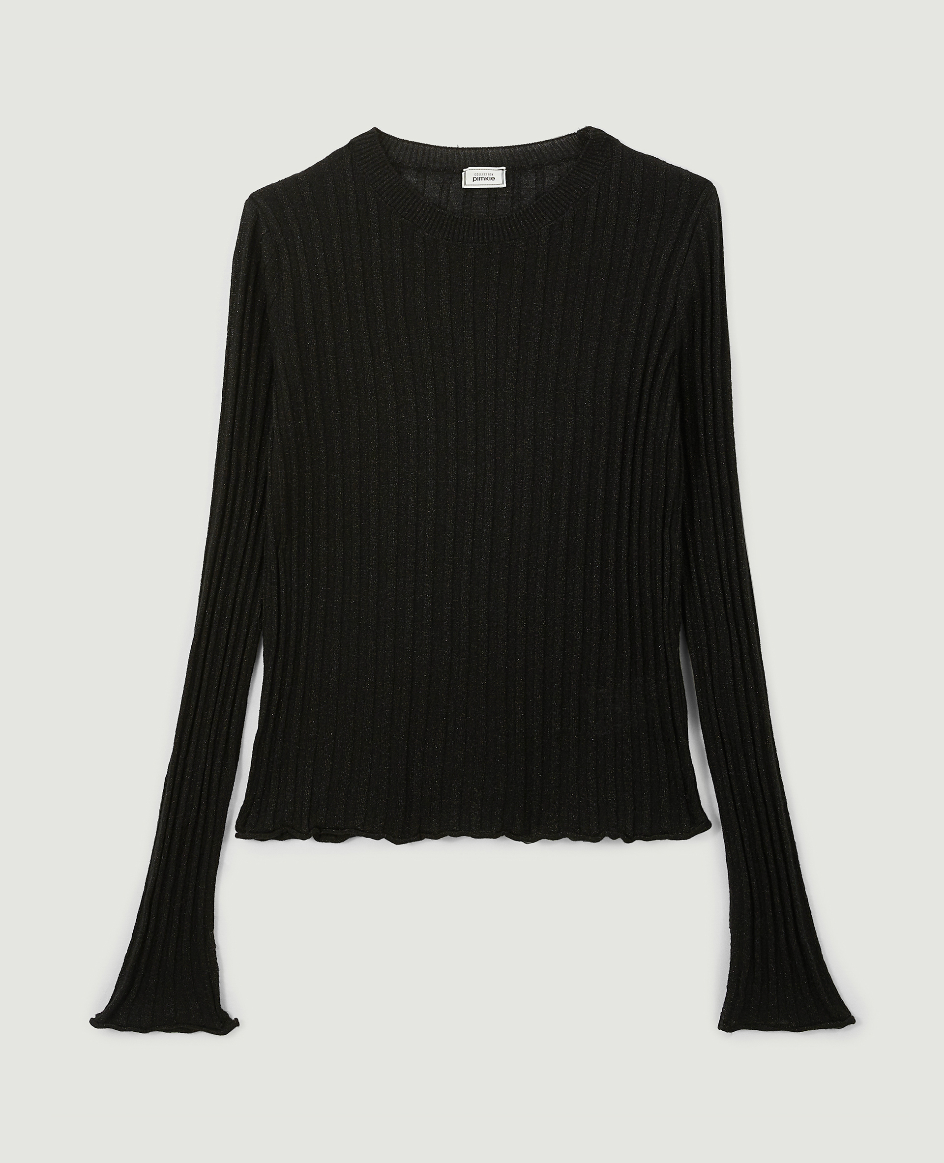 Pull léger avec fils métallisés noir - Pimkie