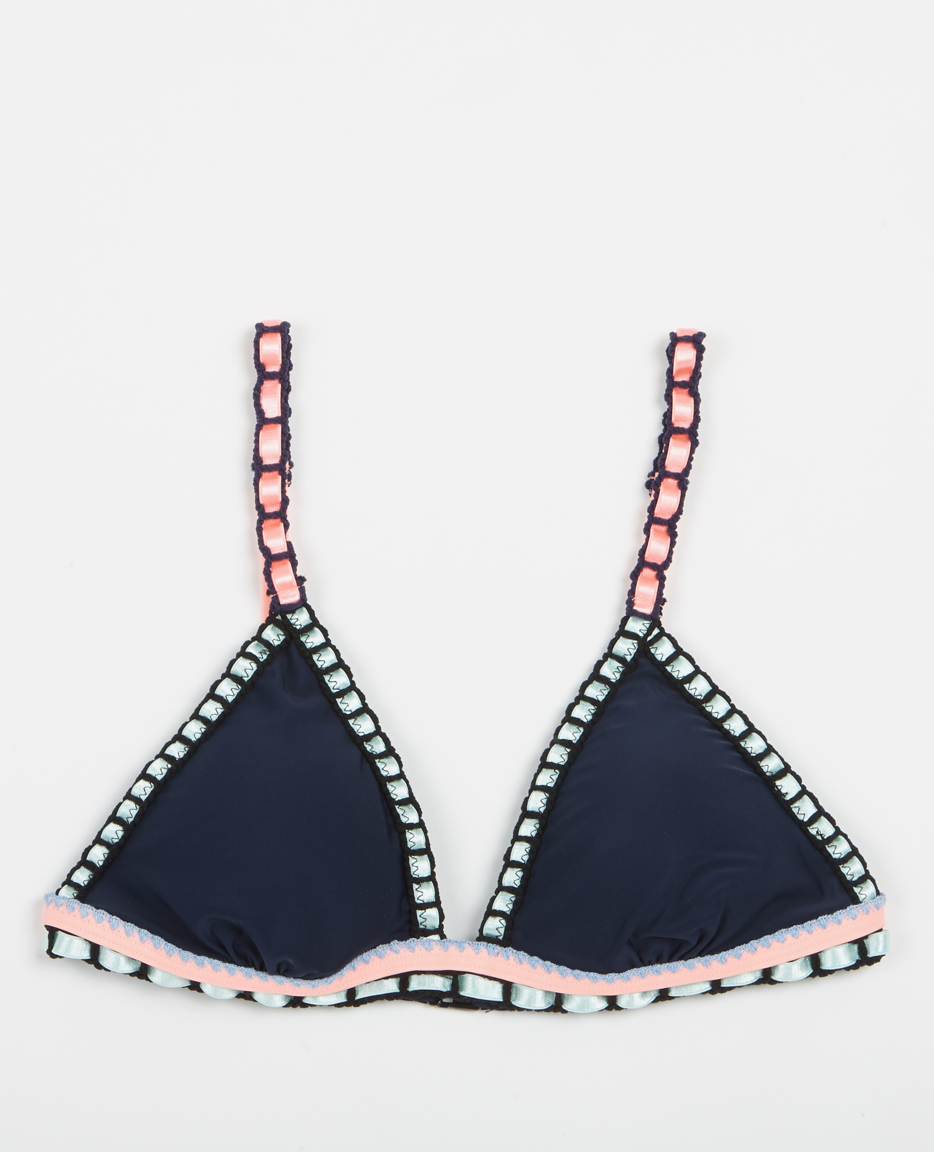 Maillot de shop bain triangle fluo