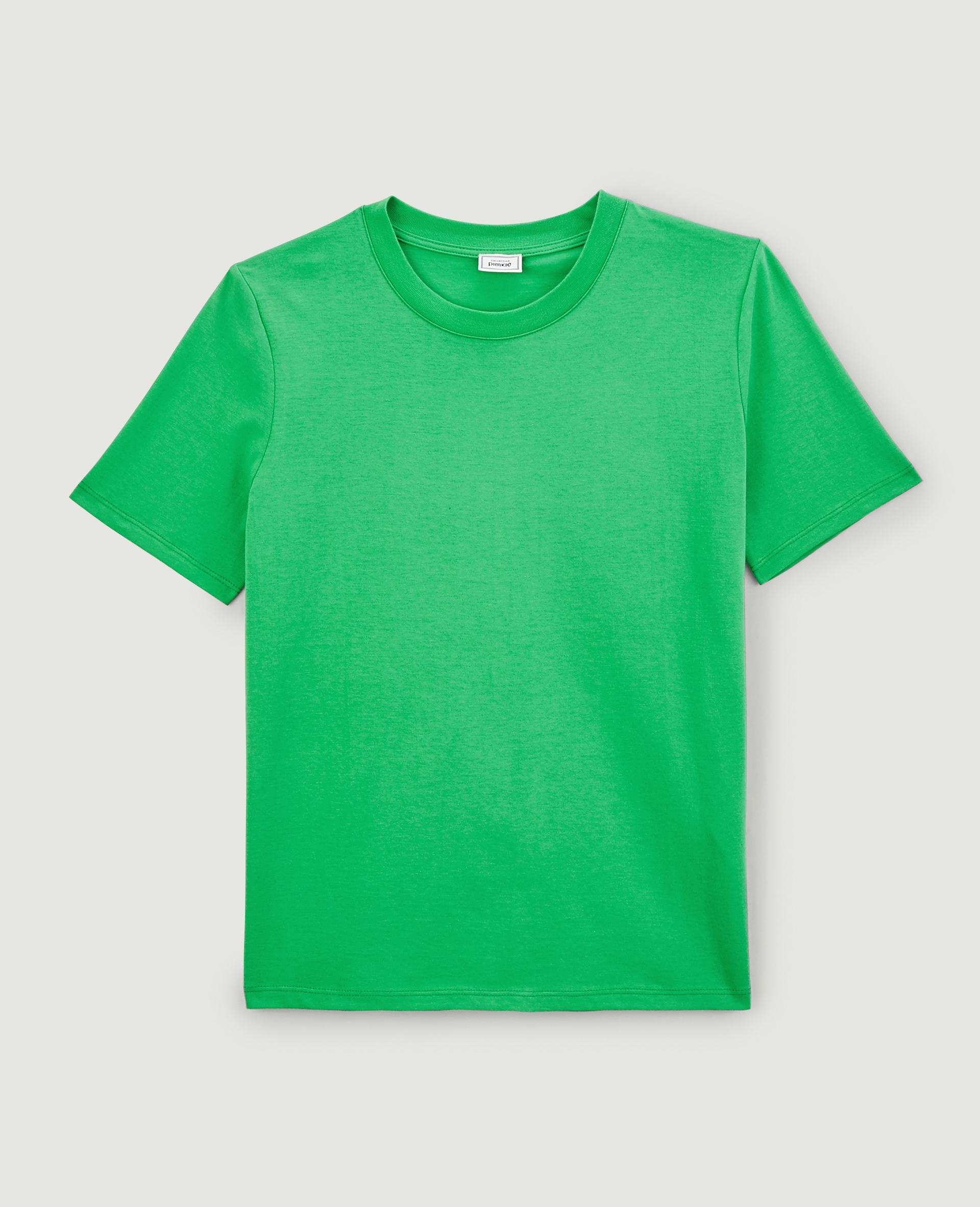 T-shirt basique col rond vert - Pimkie