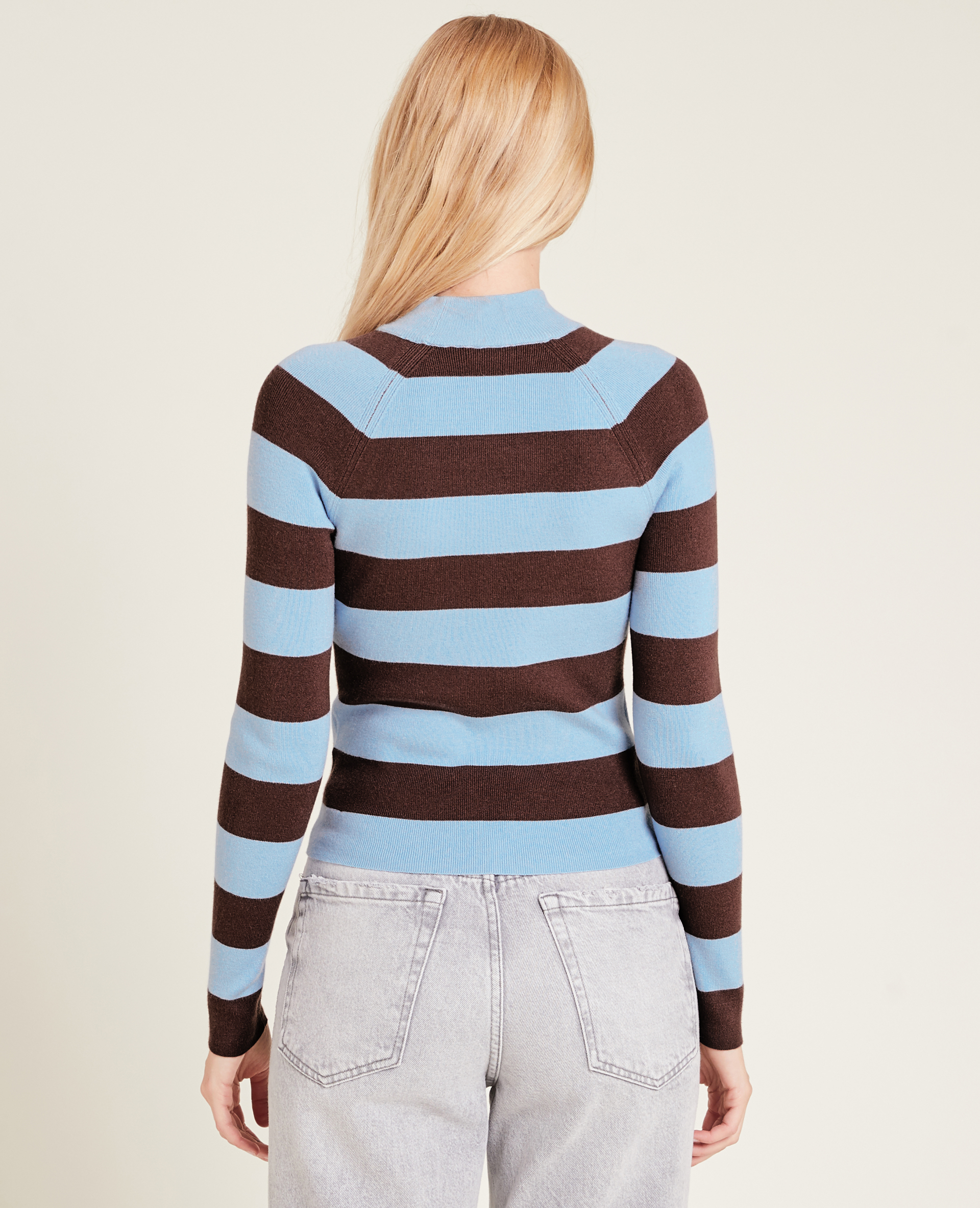 Pull fin col montant bleu - Pimkie