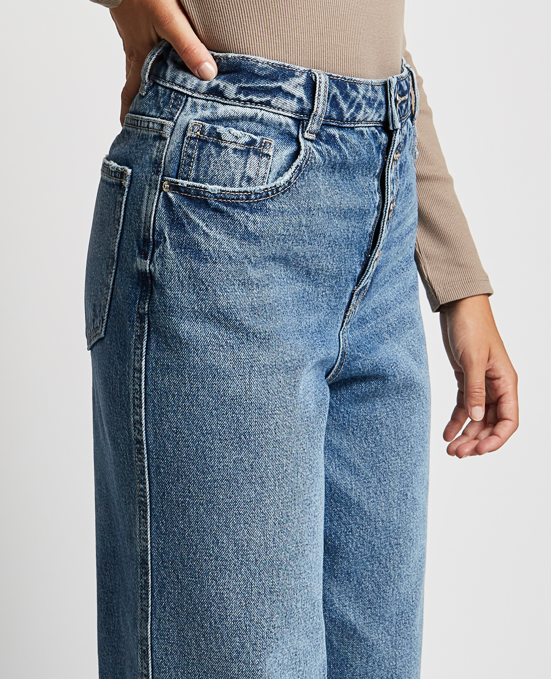 Jean culotte bleu - Pimkie
