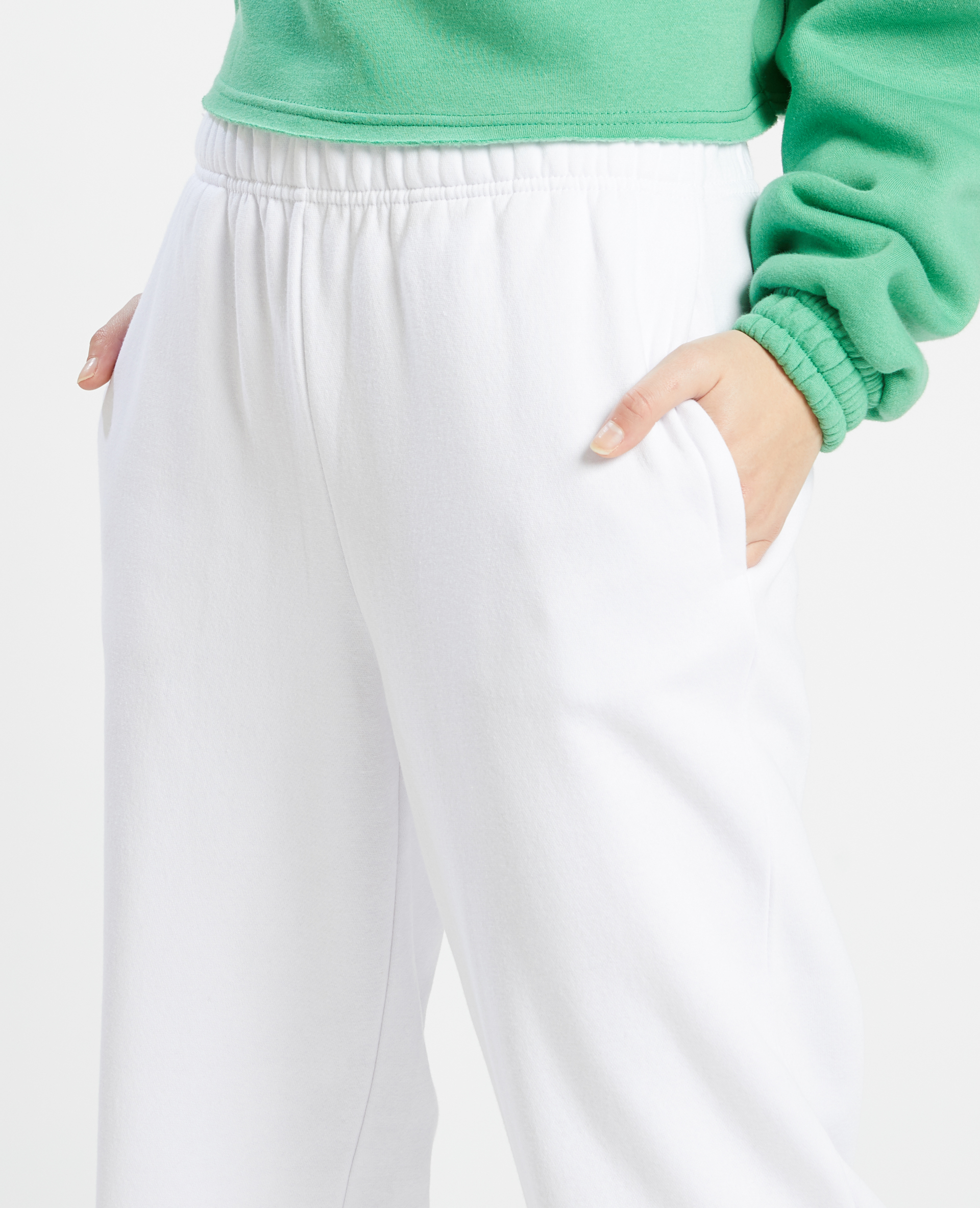 Pantalon de jogging molleton blanc - Pimkie