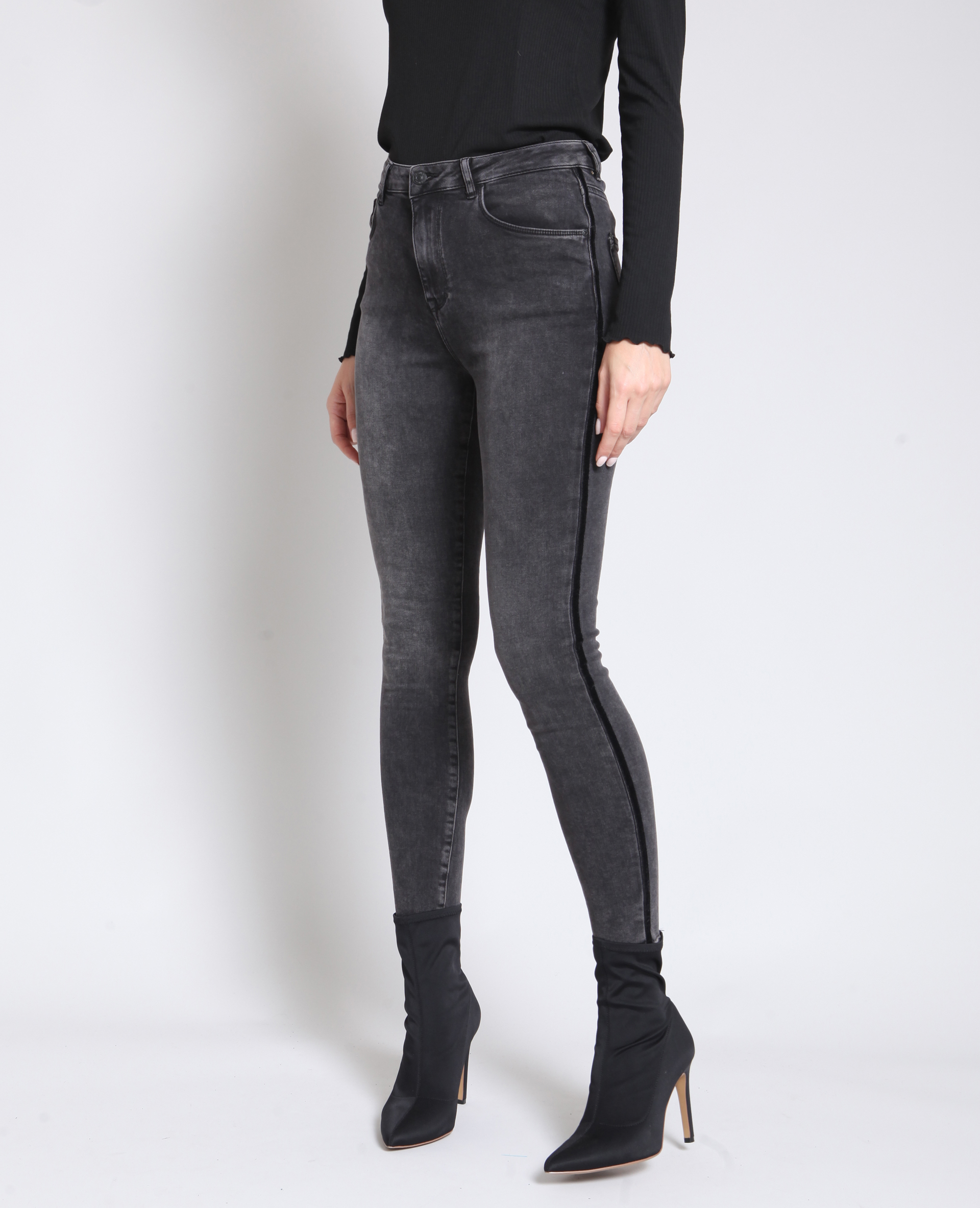 Jean skinny on sale délavé