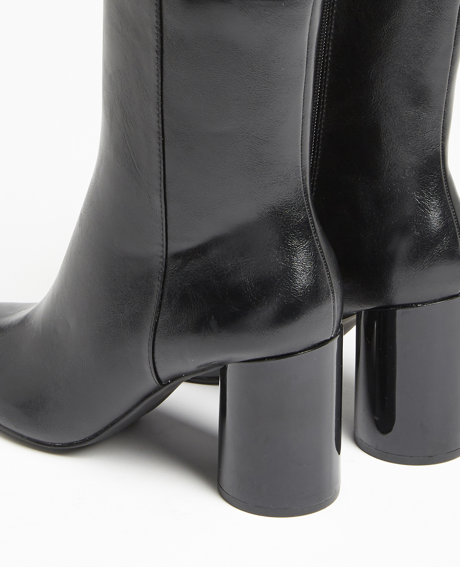 Boots à talons ronds noir - Pimkie