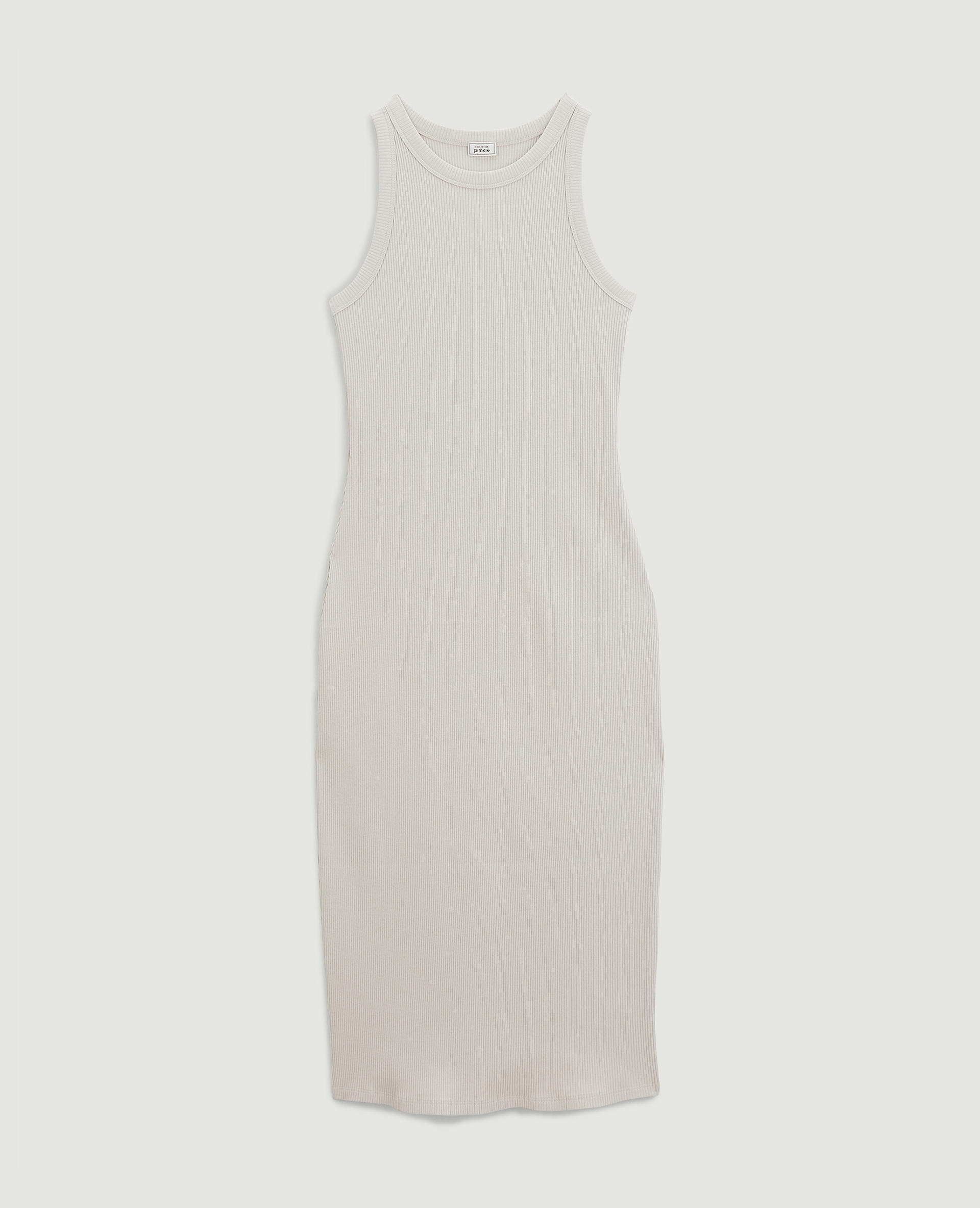 Robe débardeur maille côtelée sable - Pimkie