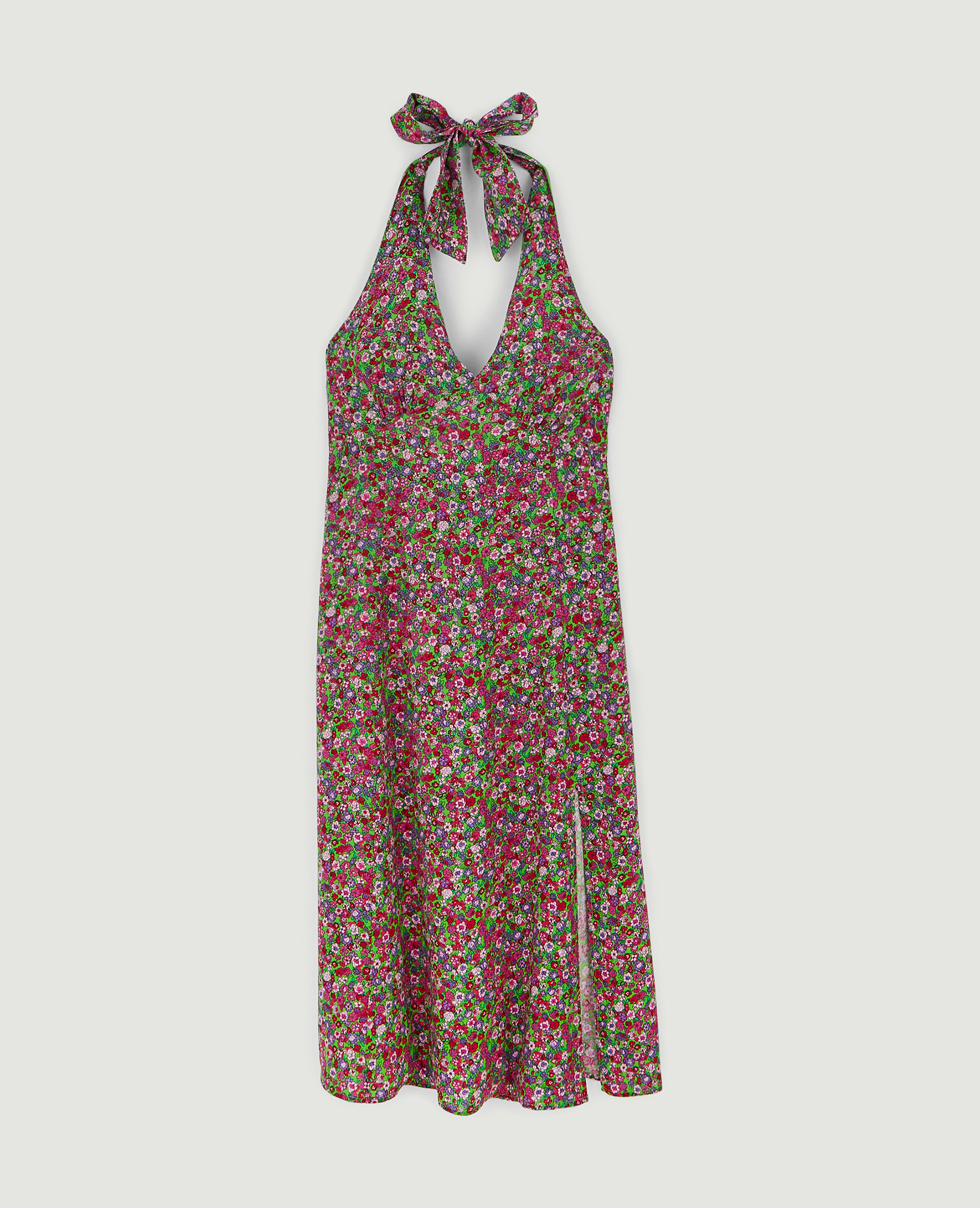 Robe midi dos-nu kaki - Pimkie