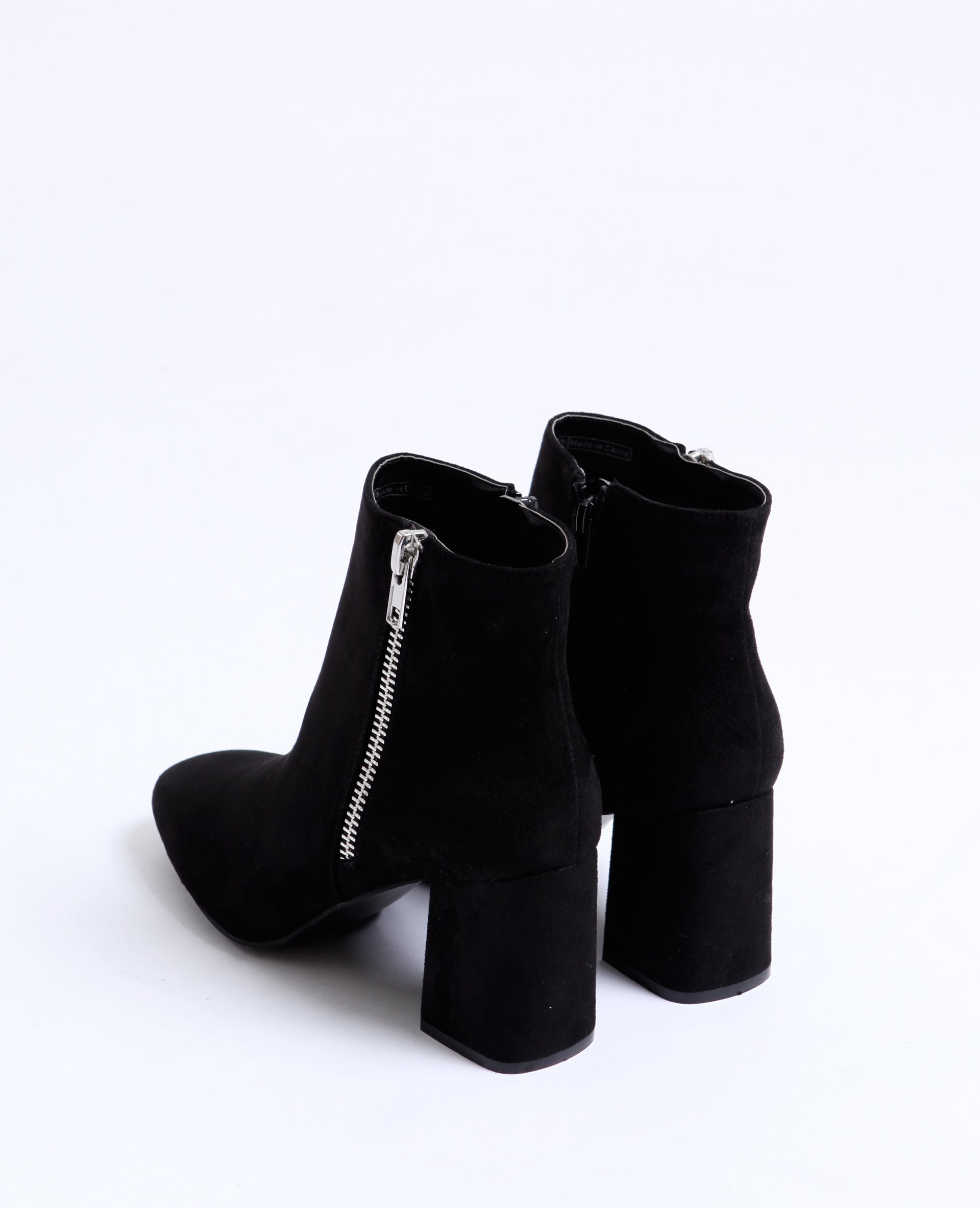 Bottines suédine noir - Pimkie