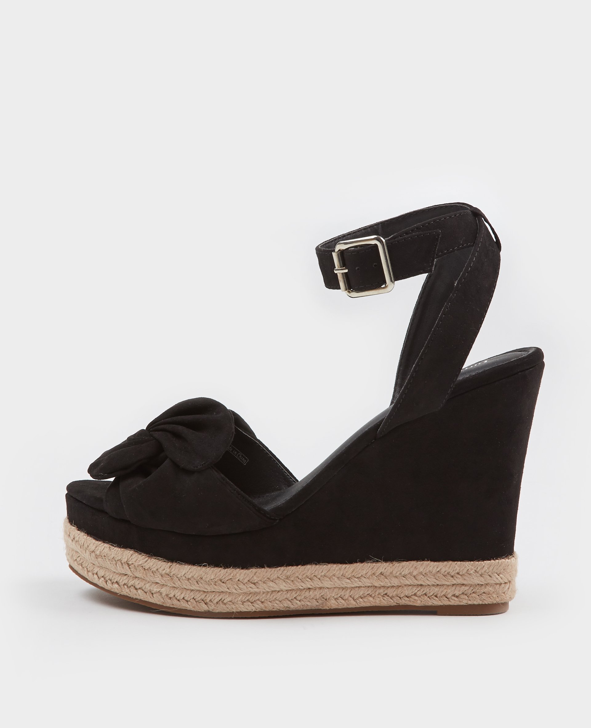 Sandales compensées avec noeud new arrivals