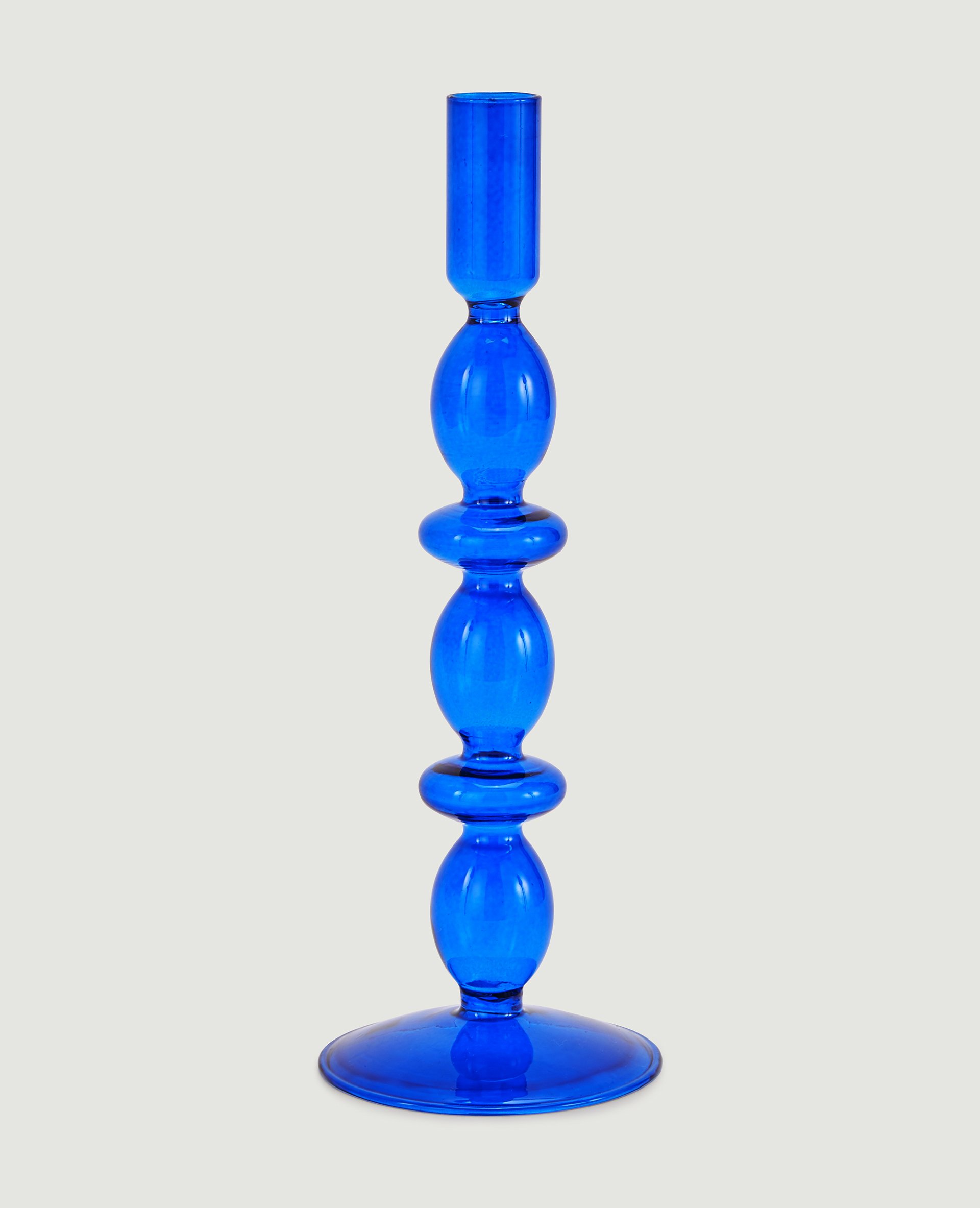Chandelier en verre bleu - Pimkie