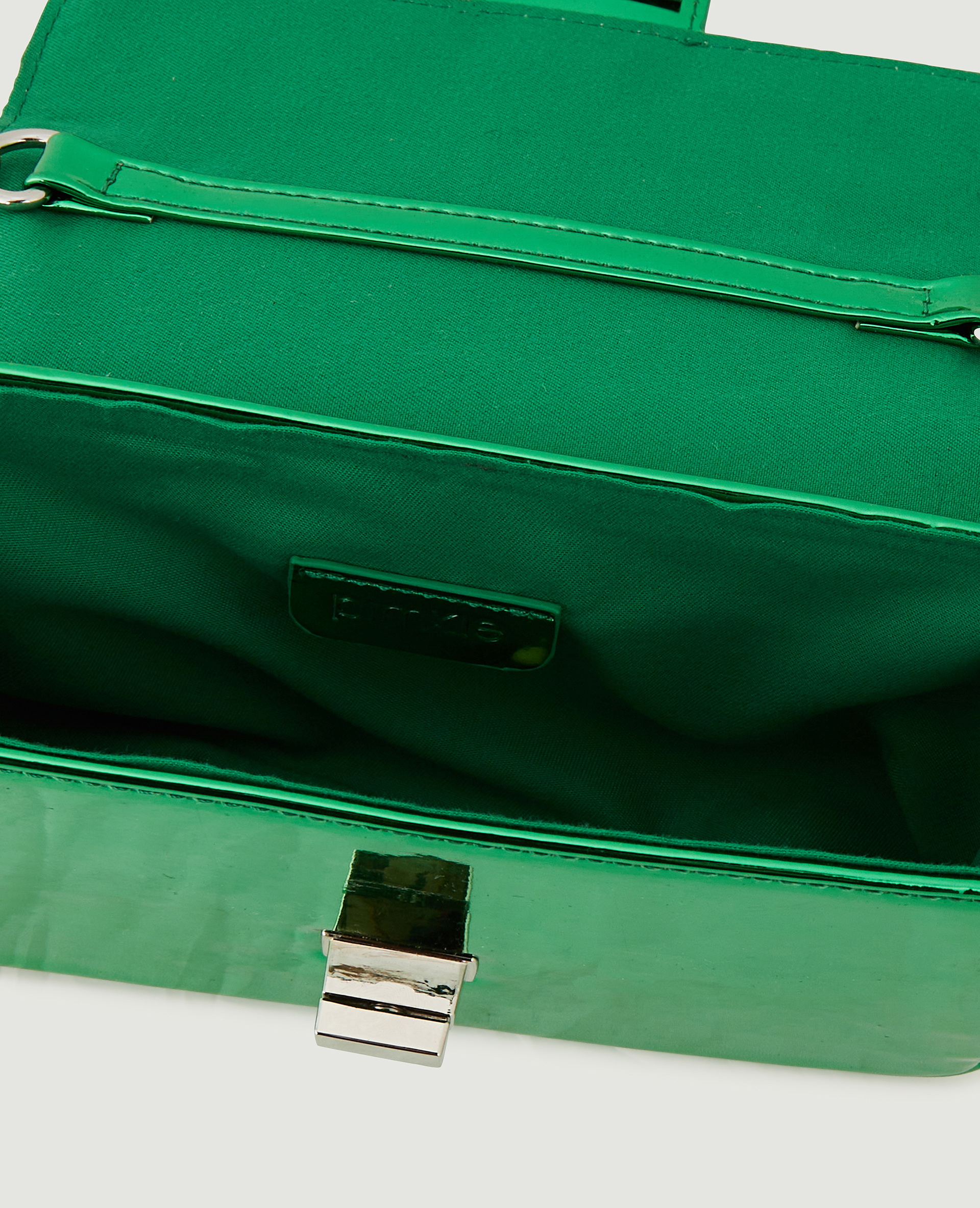 Petit sac boxy effet miroir vert clair - Pimkie