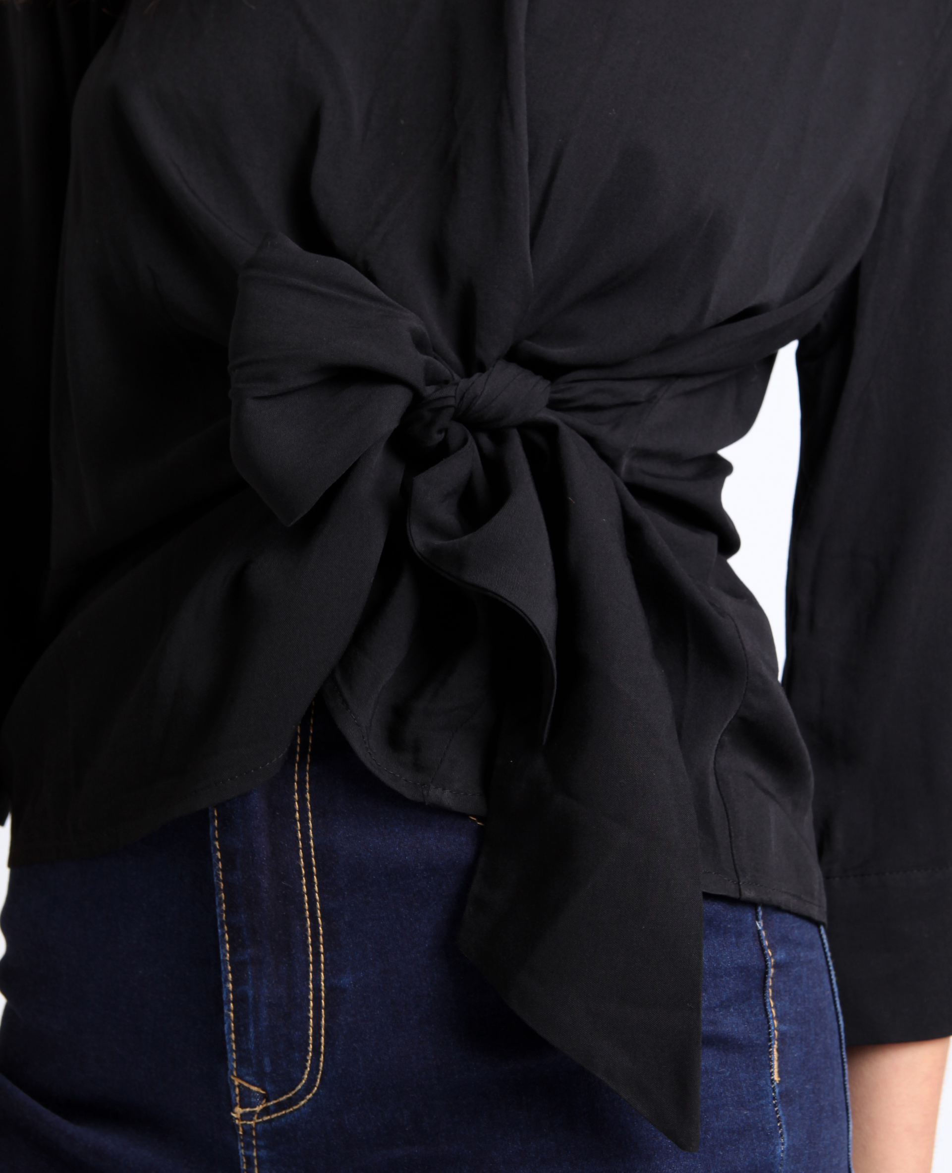 Blouse unie noir - Pimkie