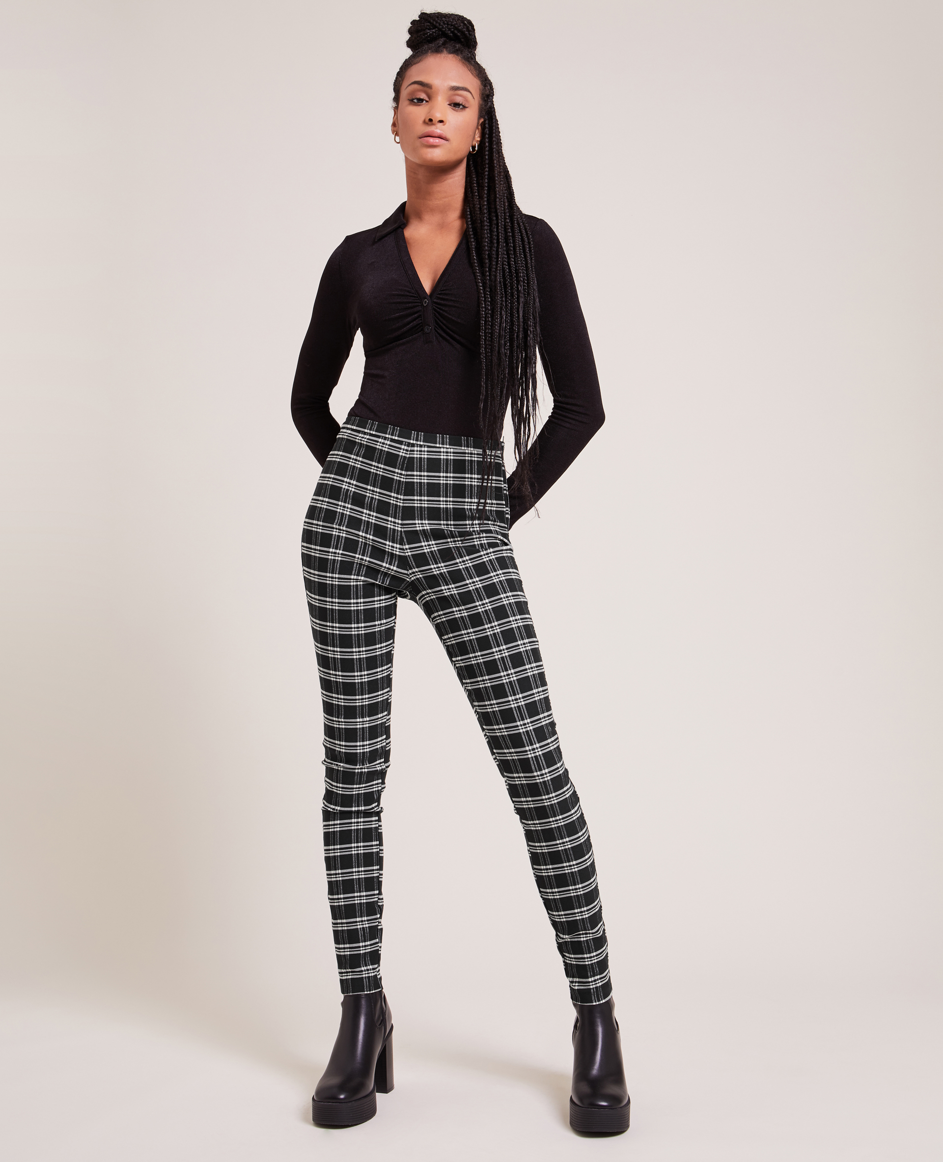 Jegging taille haute noir - Pimkie